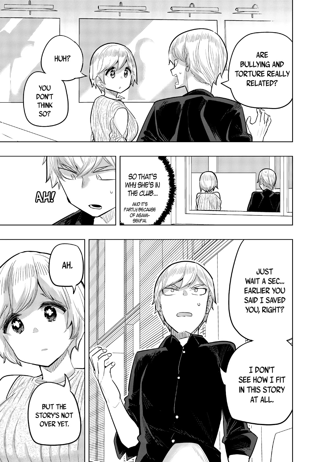 Houkago no Goumon Shoujo Chapter 96 page 12 - Chapter 96: Daito and Kiyoka's Crossing