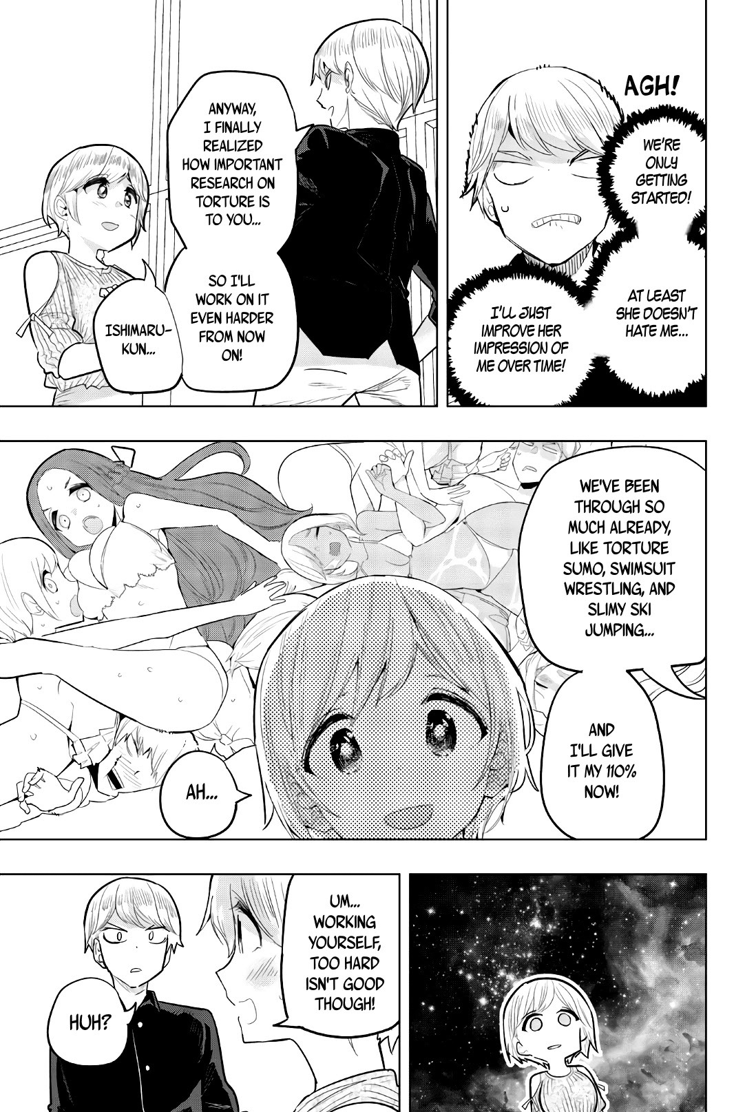 Houkago no Goumon Shoujo Chapter 97 page 9 - Chapter 97: Kiyoka In A Bind♥