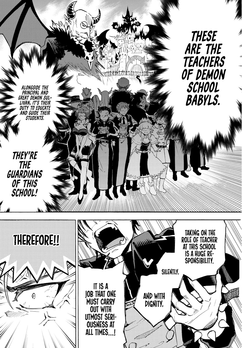 Houkago no! Iruma-kun Chapter 11 page 1 - Chapter 11: Break Them Bones! Babyls Staff
