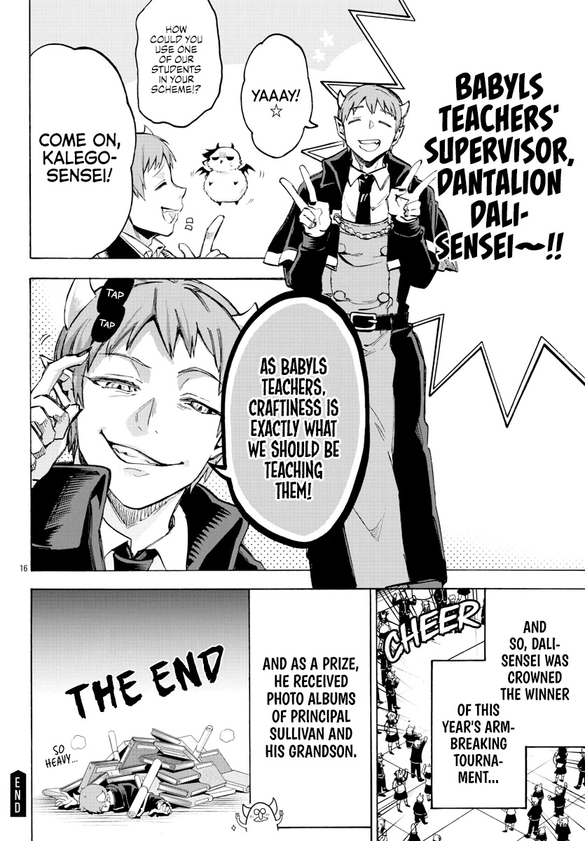 Houkago no! Iruma-kun Chapter 11 page 15 - Chapter 11: Break Them Bones! Babyls Staff