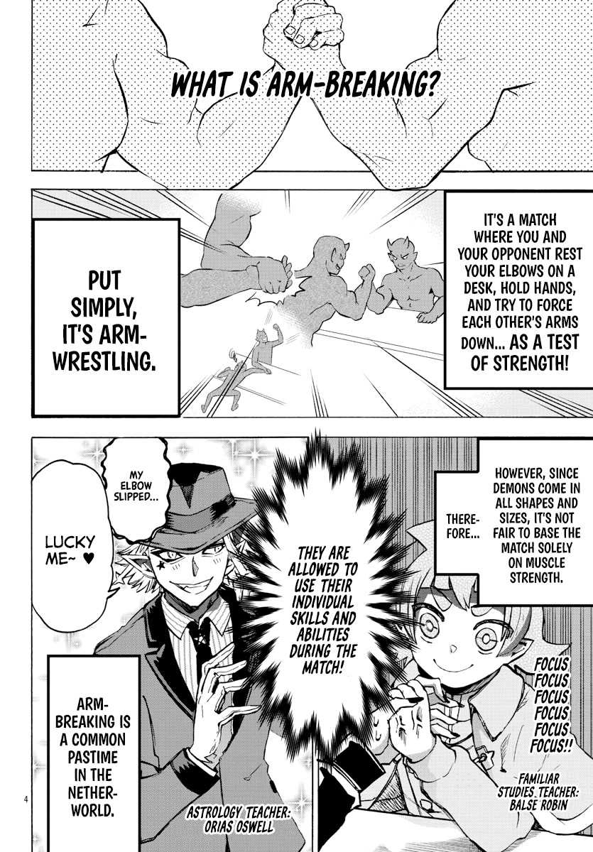 Houkago no! Iruma-kun Chapter 11 page 4 - Chapter 11: Break Them Bones! Babyls Staff