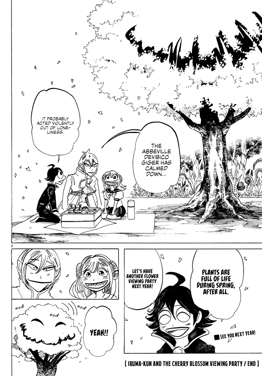 Houkago no! Iruma-kun Chapter 14 page 8 - Chapter 14: Iruma-kun and the Cherry Blossom Viewing Party