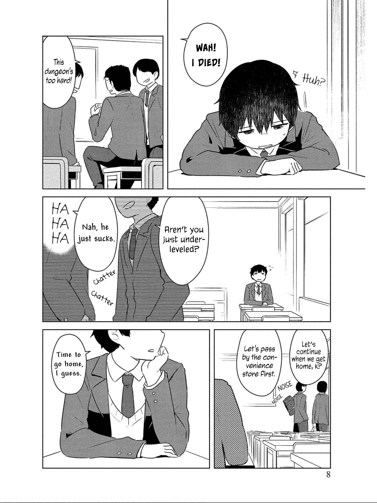 Houkago no Isekai Boukenbu Chapter 1 page 4 - Chapter 1: That Time I had a Dungeon Behind My Room's Door