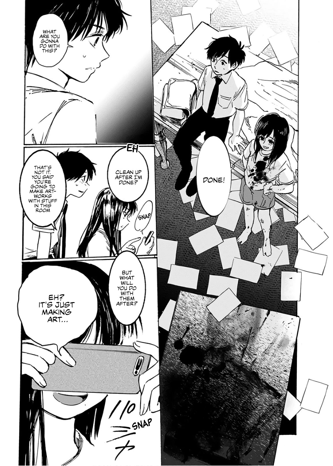 Houkago no Salome Chapter 4 page 9 - Chapter 4: Girl in the Shadows
