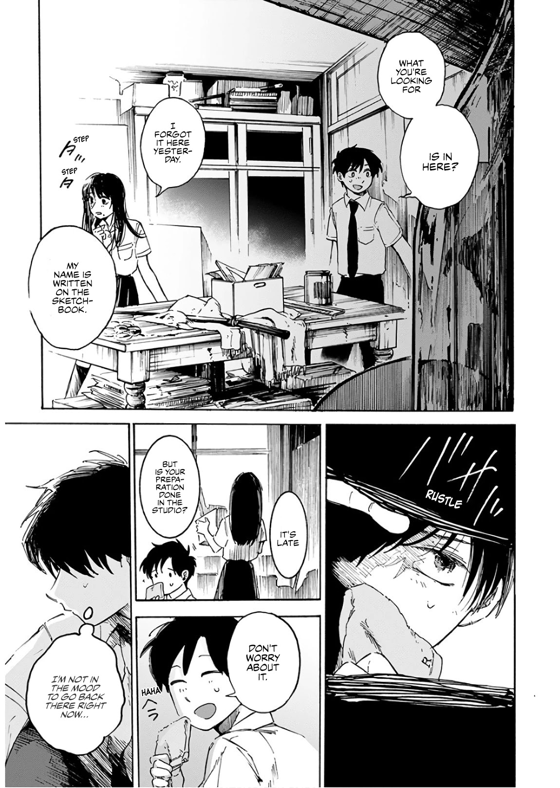 Houkago no Salome Chapter 5 page 5 - Chapter 5: Sketchbook