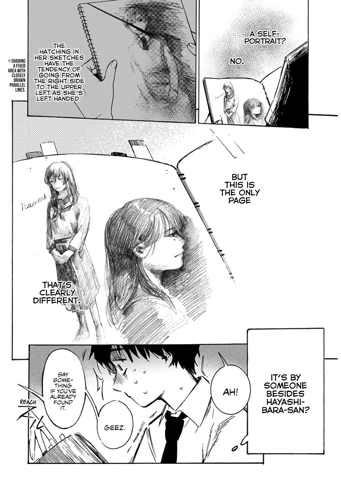 Houkago no Salome Chapter 5 page 8 - Chapter 5: Sketchbook