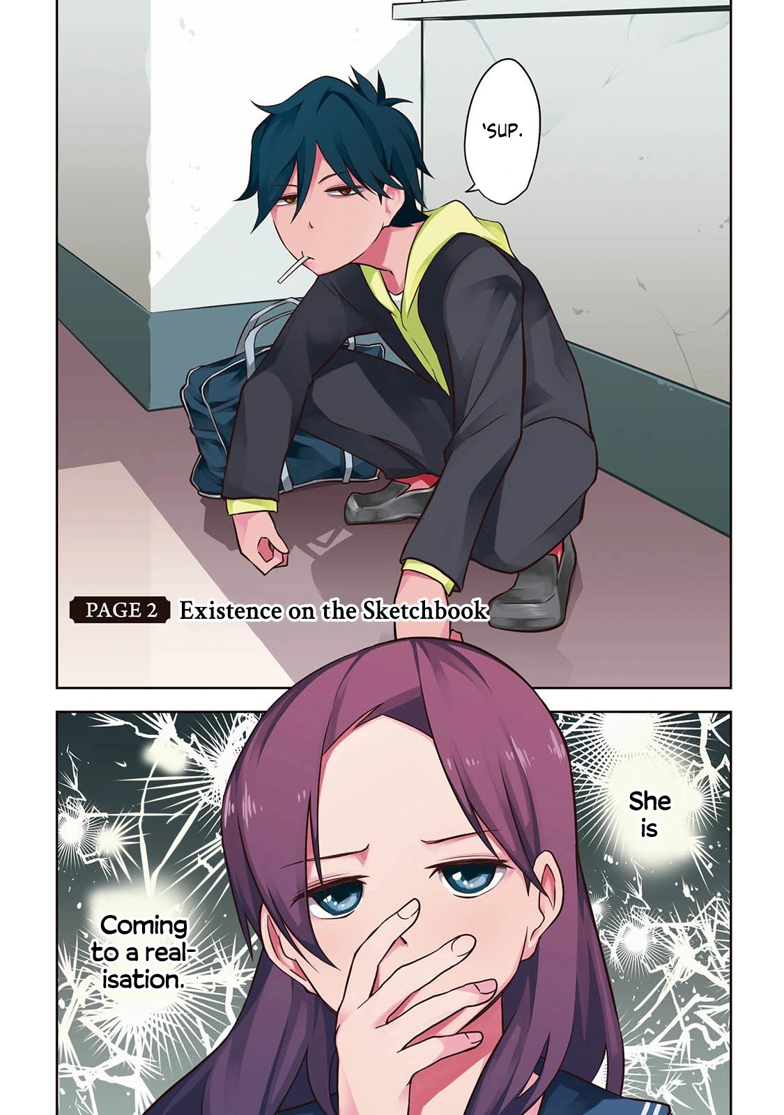 Houkago no Tetsugaku-san Chapter 2 page 2 - Chapter 2: Existence on the Sketchbook