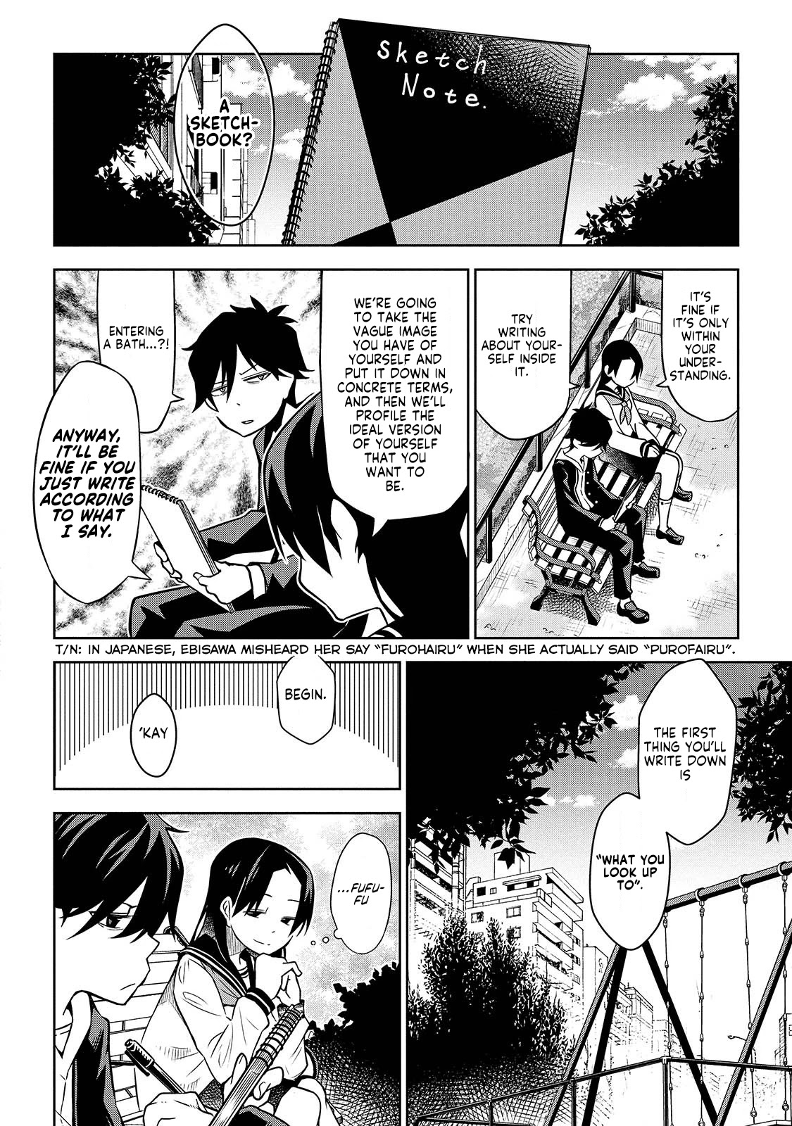 Houkago no Tetsugaku-san Chapter 2 page 8 - Chapter 2: Existence on the Sketchbook