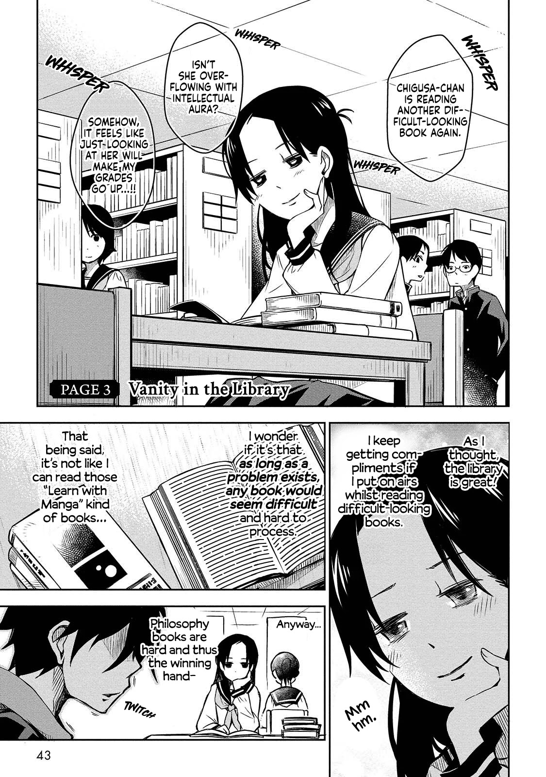 Houkago no Tetsugaku-san Chapter 3 page 1 - Chapter 3: Vanity in the Library