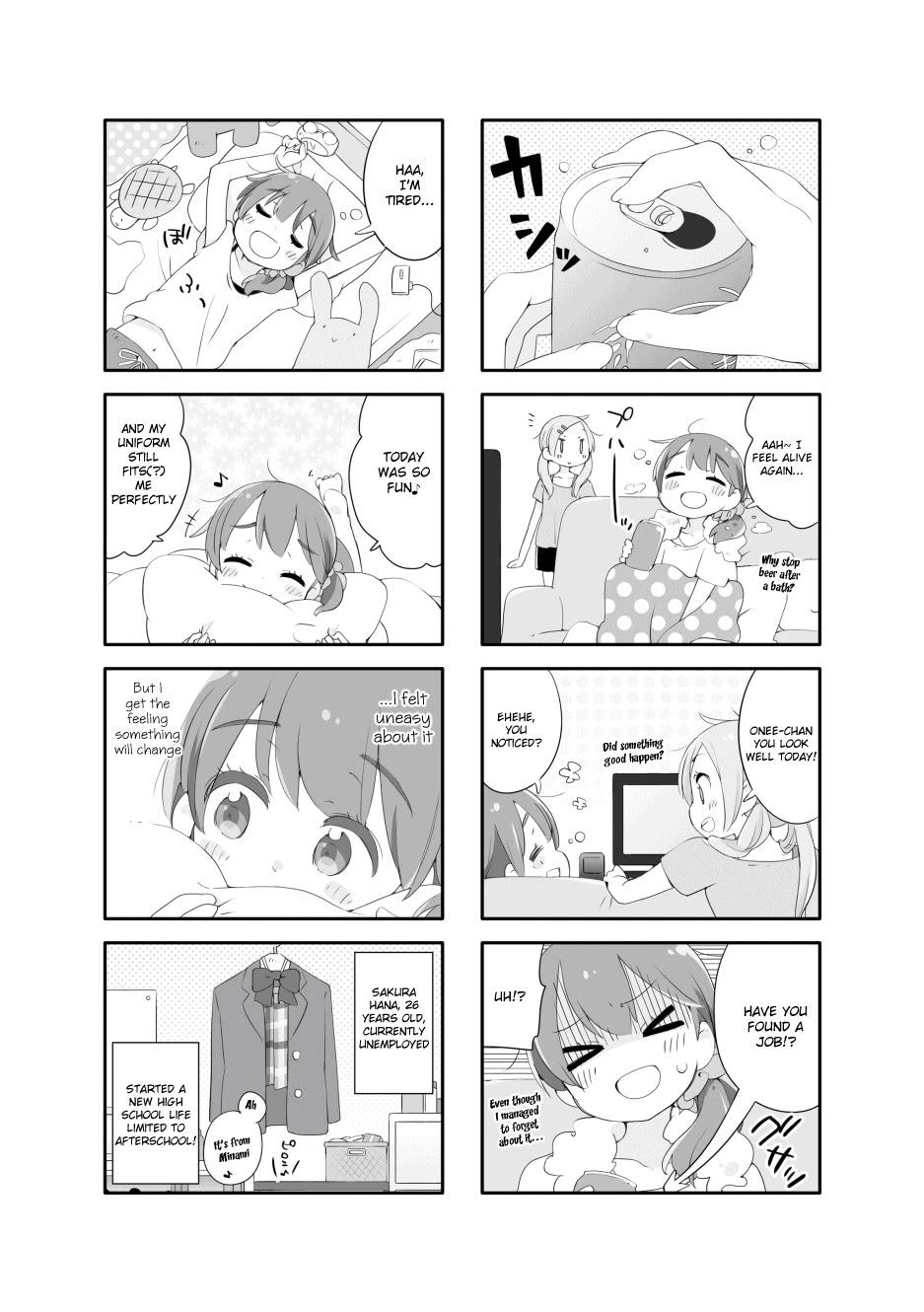 Houkago Re-Trip Chapter 1 page 8 - Chapter 1