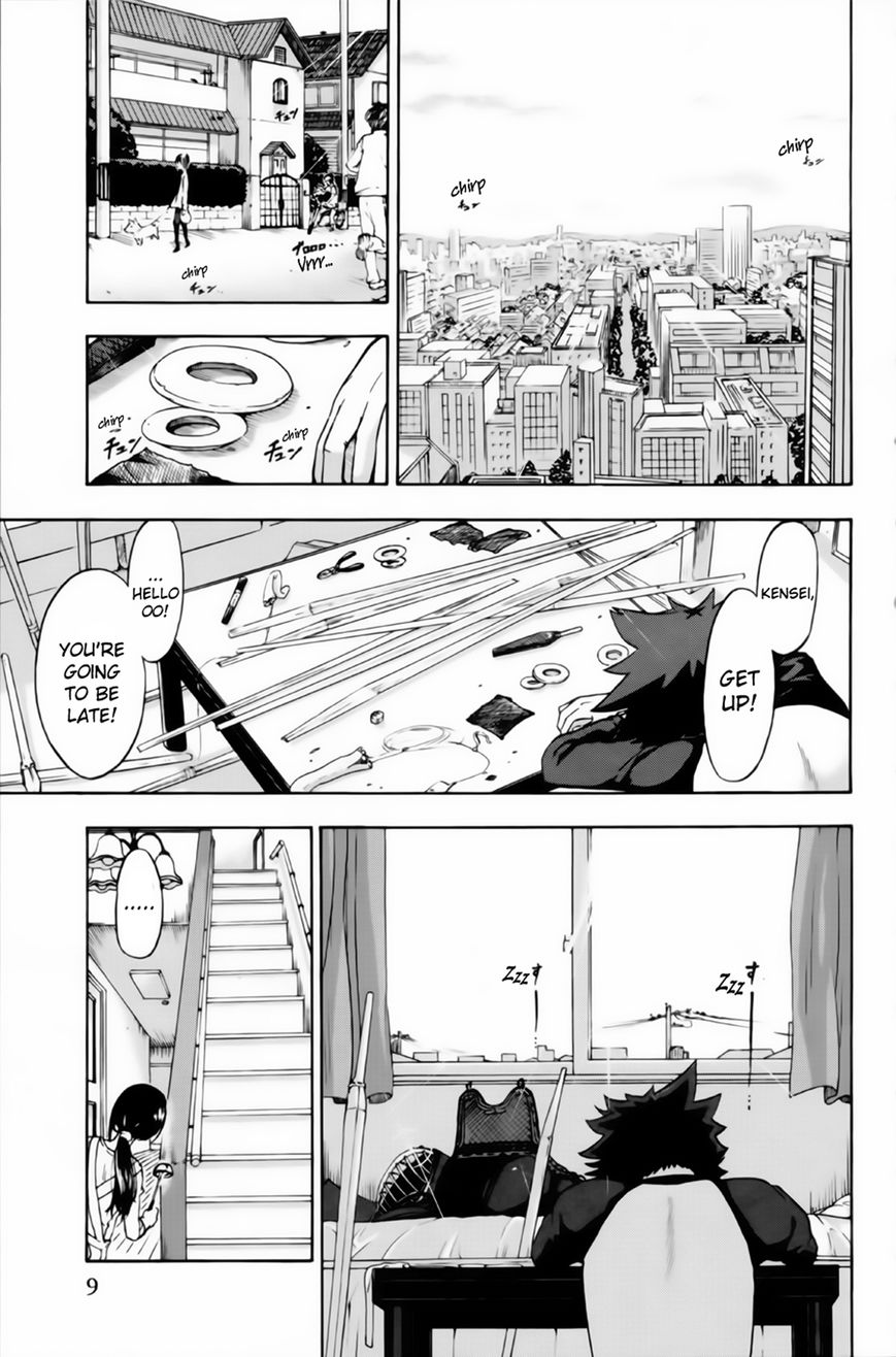Houkago Sword Club Chapter 1 page 8 - Chapter 1 : A Shinai That Can't Fly is Only a Shinai