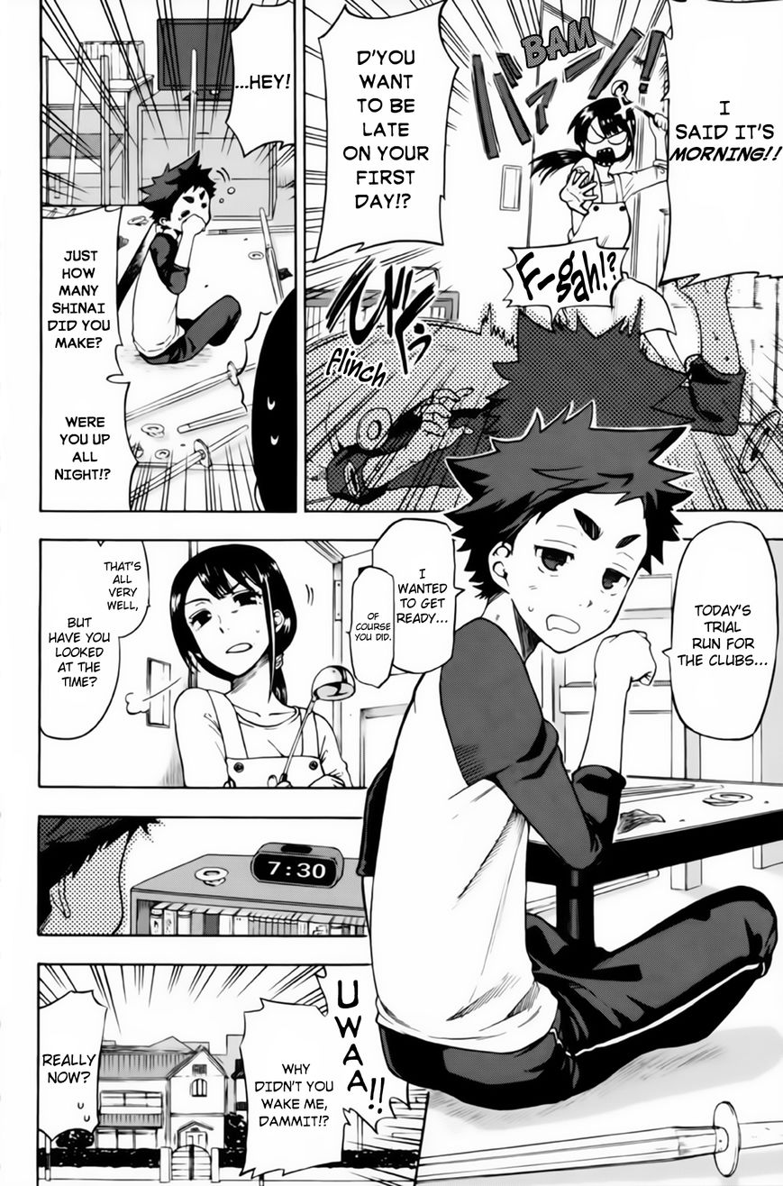Houkago Sword Club Chapter 1 page 9 - Chapter 1 : A Shinai That Can't Fly is Only a Shinai