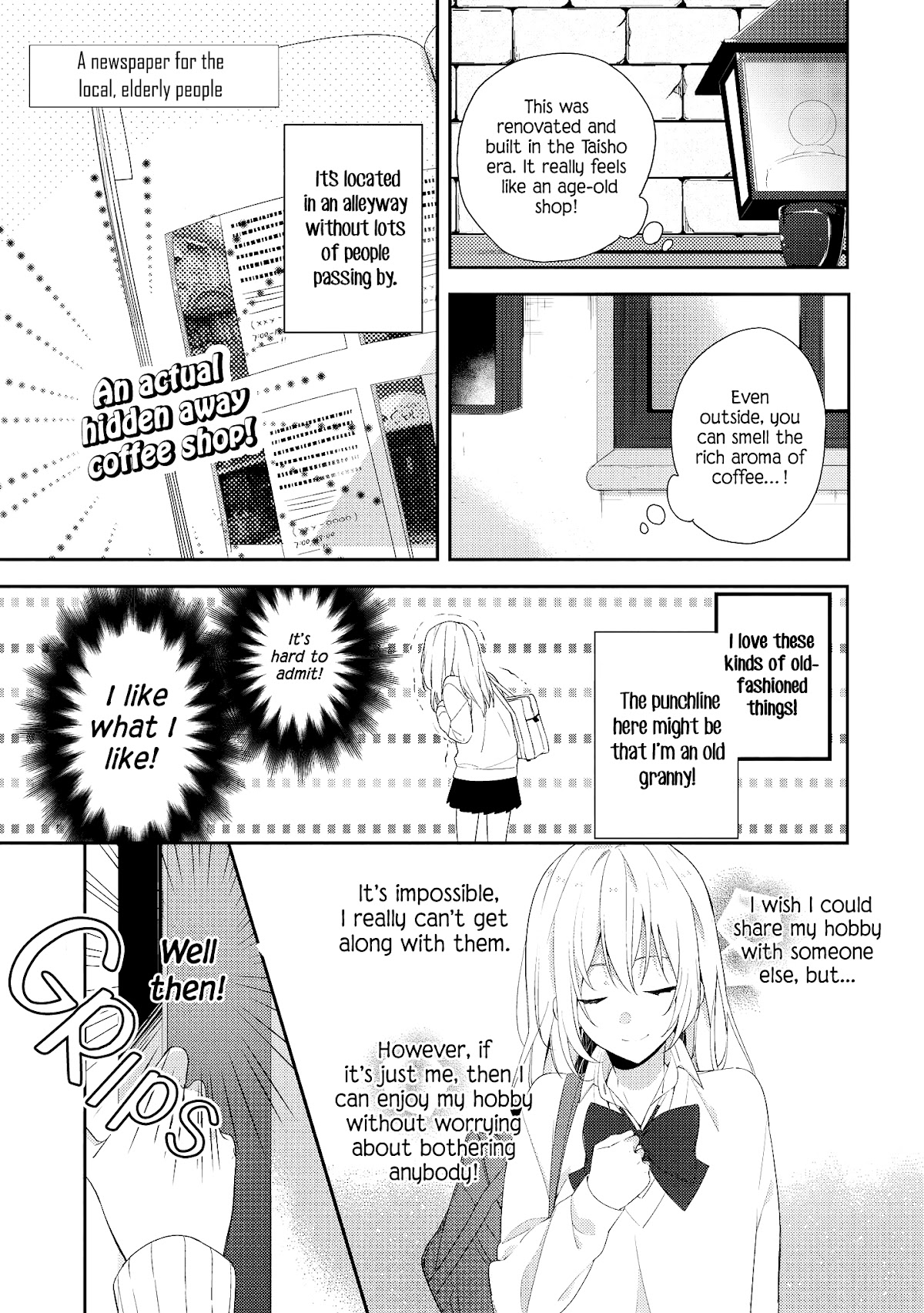 Houkago wa Kissaten de Chapter 1 page 14 - Chapter 1: Coffee Shop Anemone