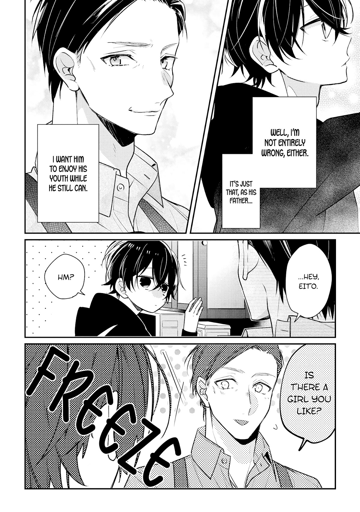 Houkago wa Kissaten de Chapter 13 page 10 - Chapter 13: Father and Son