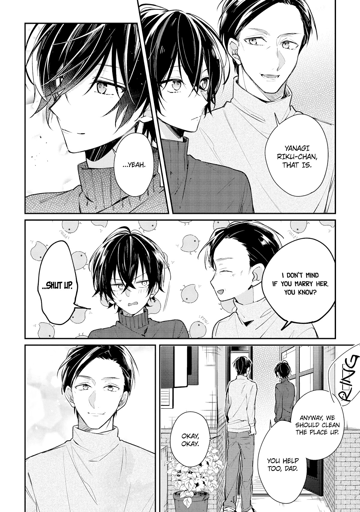 Houkago wa Kissaten de Chapter 13 page 4 - Chapter 13: Father and Son