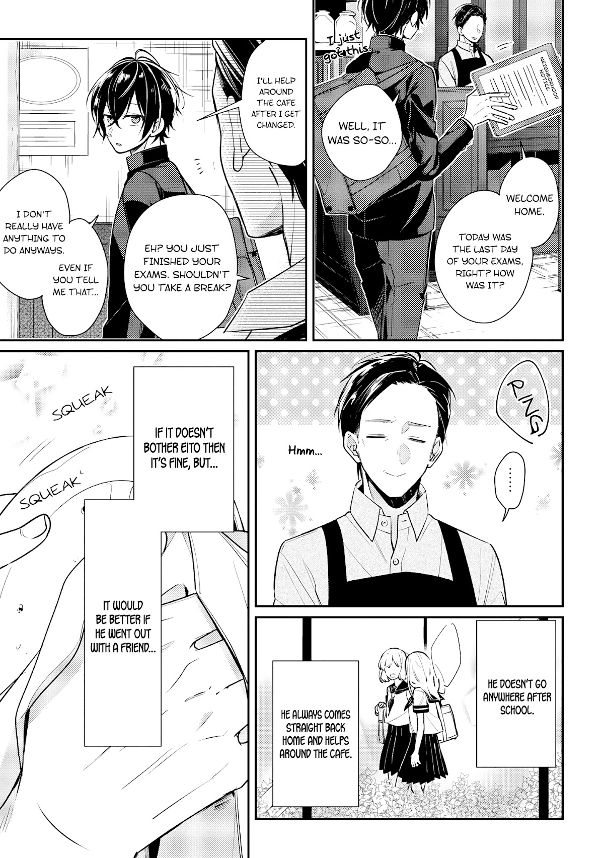 Houkago wa Kissaten de Chapter 13 page 7 - Chapter 13: Father and Son