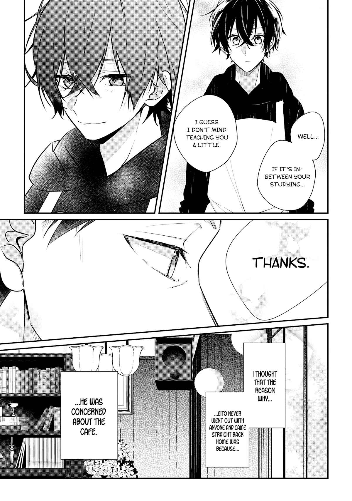 Houkago wa Kissaten de Chapter 13 page 9 - Chapter 13: Father and Son