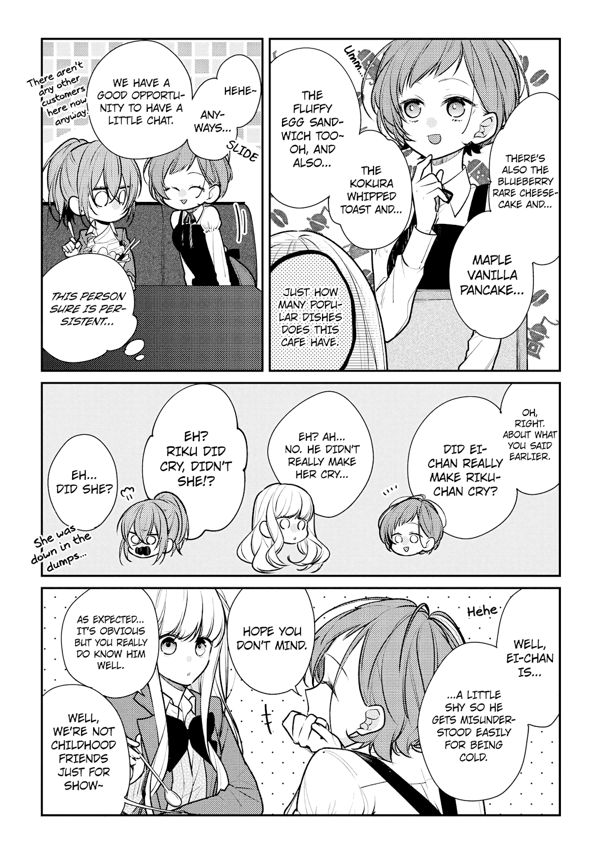 Houkago wa Kissaten de Chapter 14.5 page 14 - Chapter 14.5: Extra Chapters