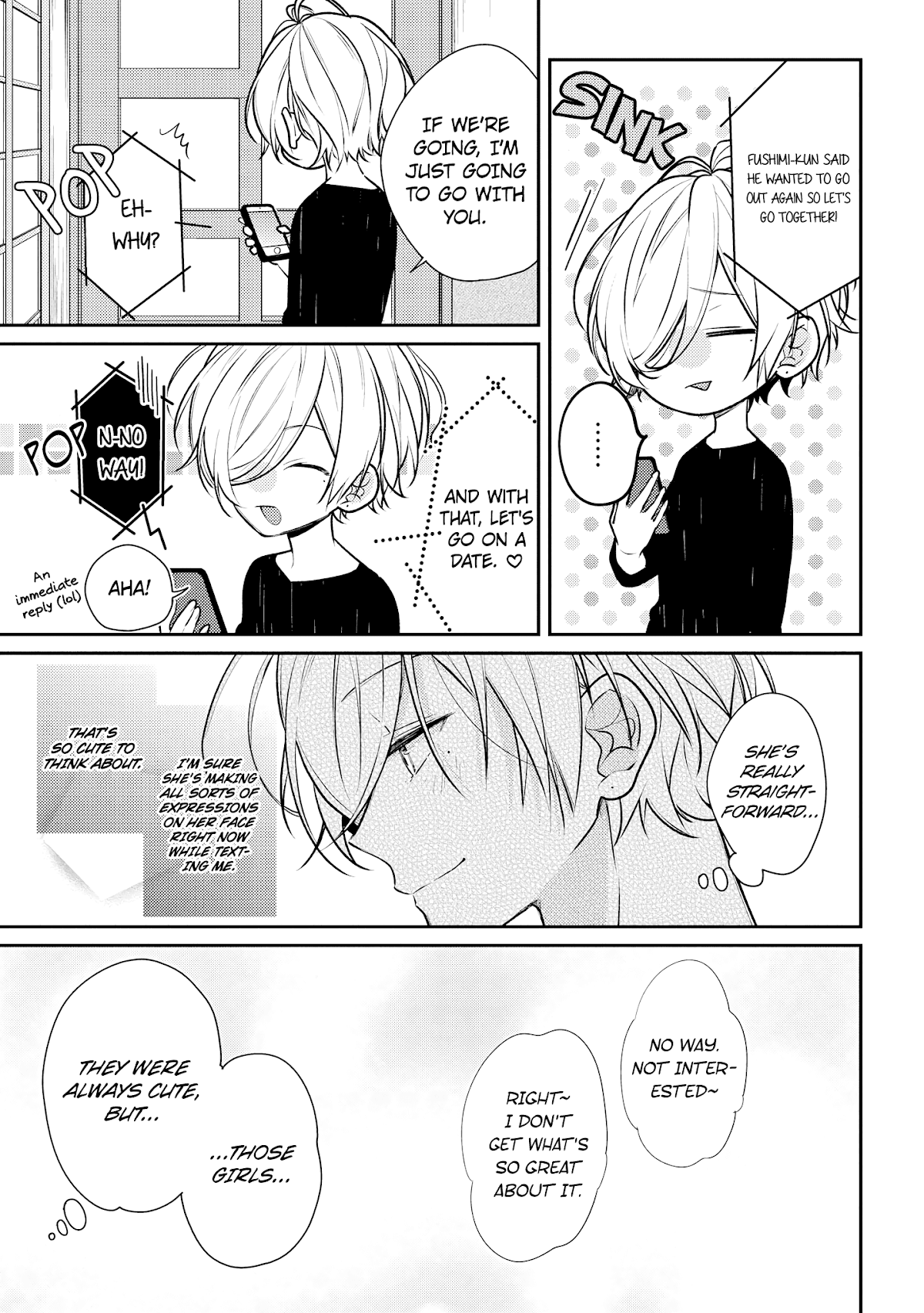 Houkago wa Kissaten de Chapter 14.5 page 7 - Chapter 14.5: Extra Chapters