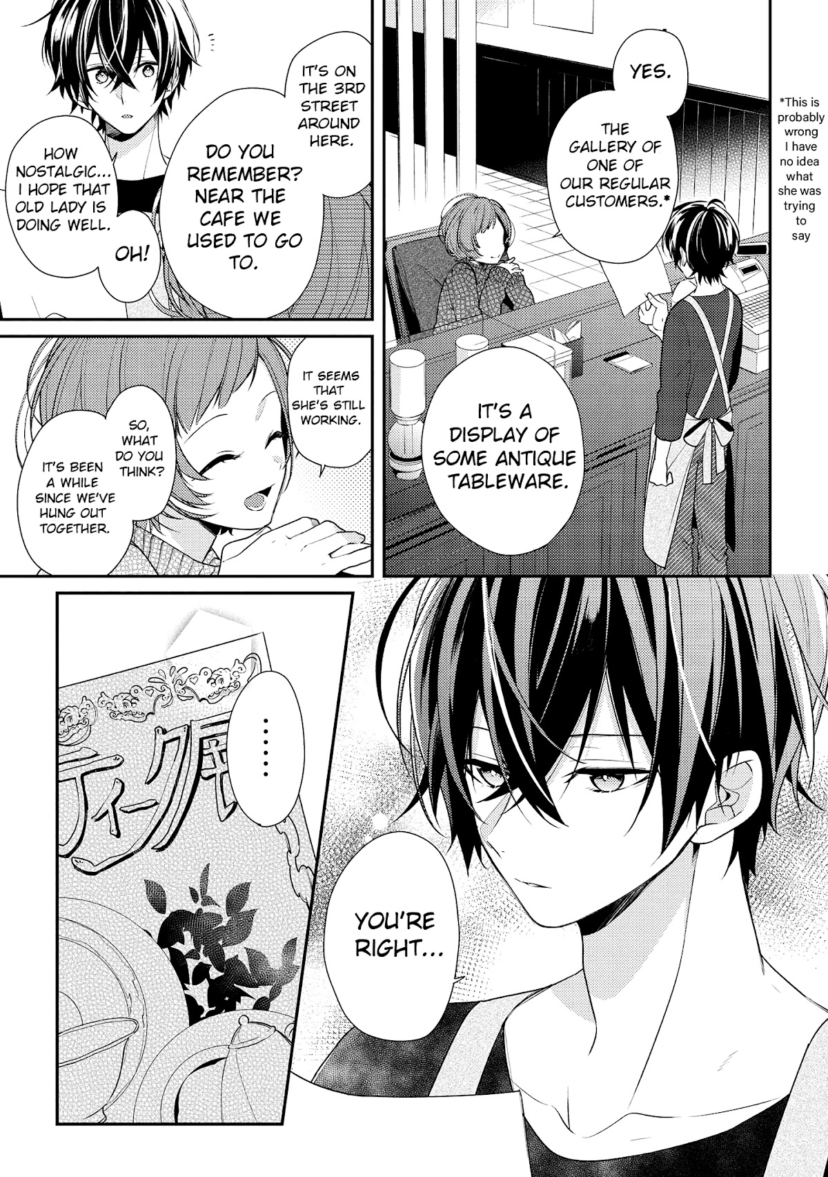 Houkago wa Kissaten de Chapter 19 page 3 - Chapter 19: The Lonely Boy