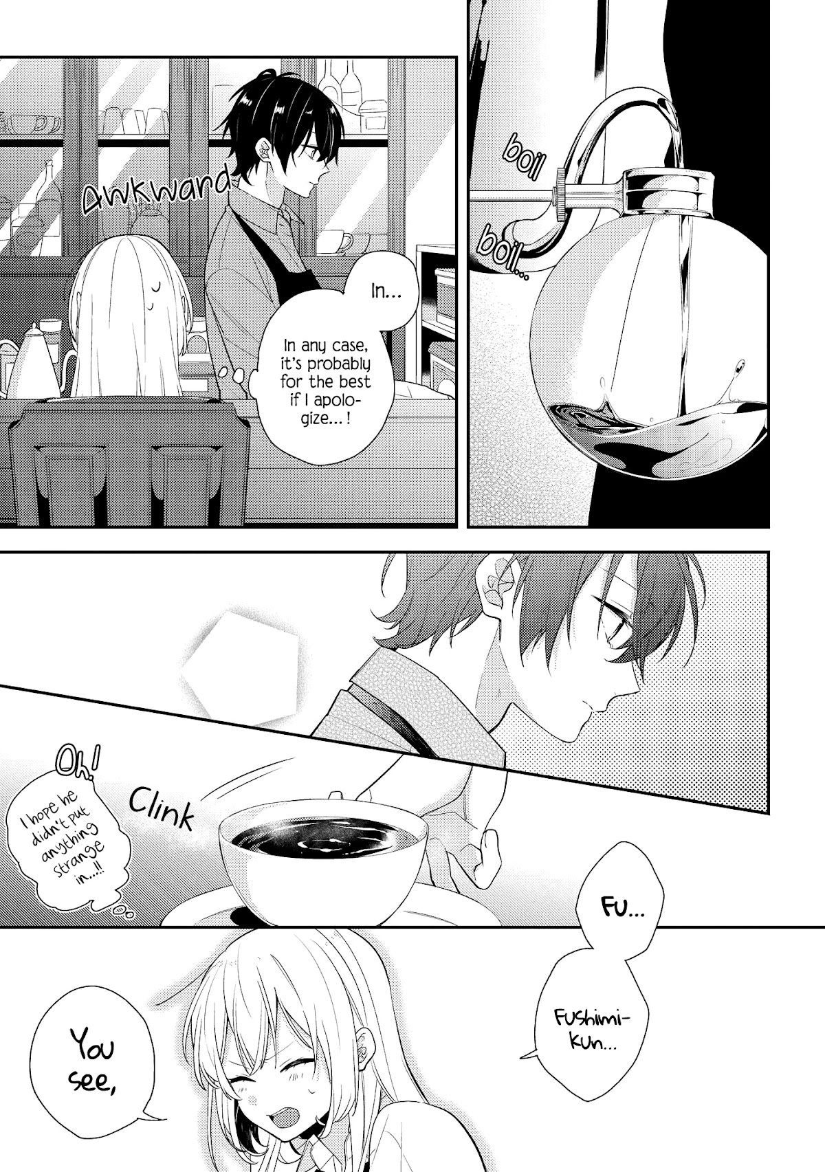 Houkago wa Kissaten de Chapter 2 page 11 - Chapter 2: Fushimi-kun