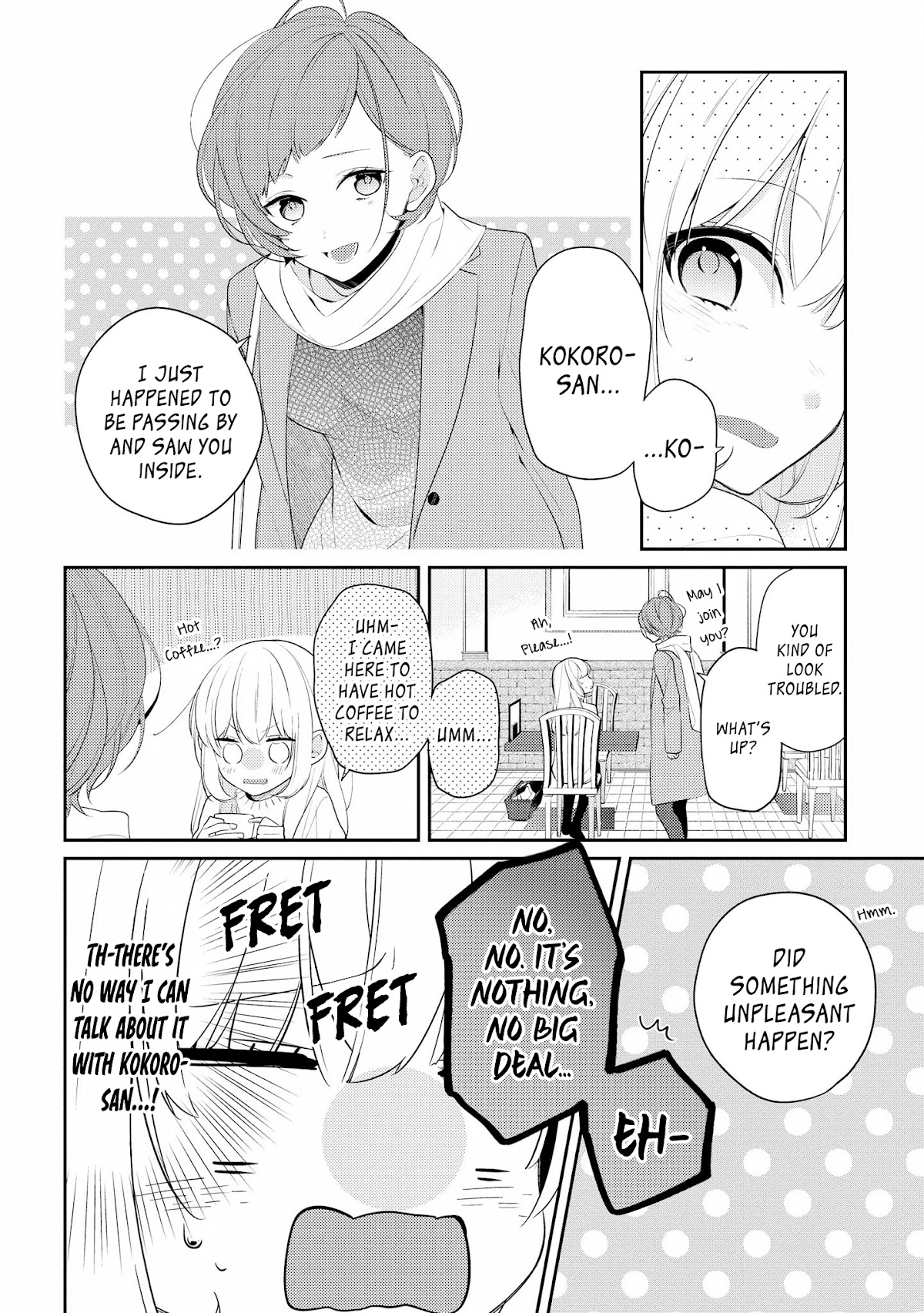 Houkago wa Kissaten de Chapter 23 page 13 - Chapter 23: What you don't know