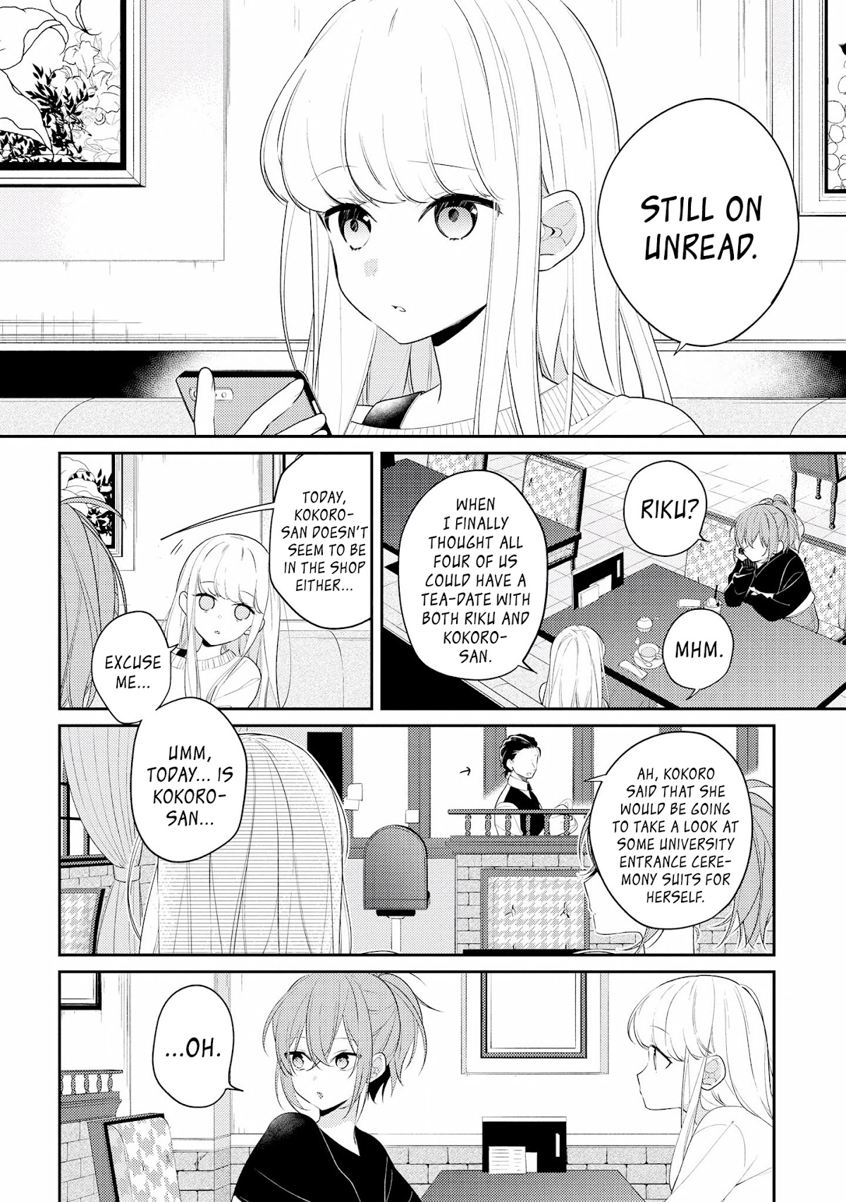 Houkago wa Kissaten de Chapter 23 page 5 - Chapter 23: What you don't know