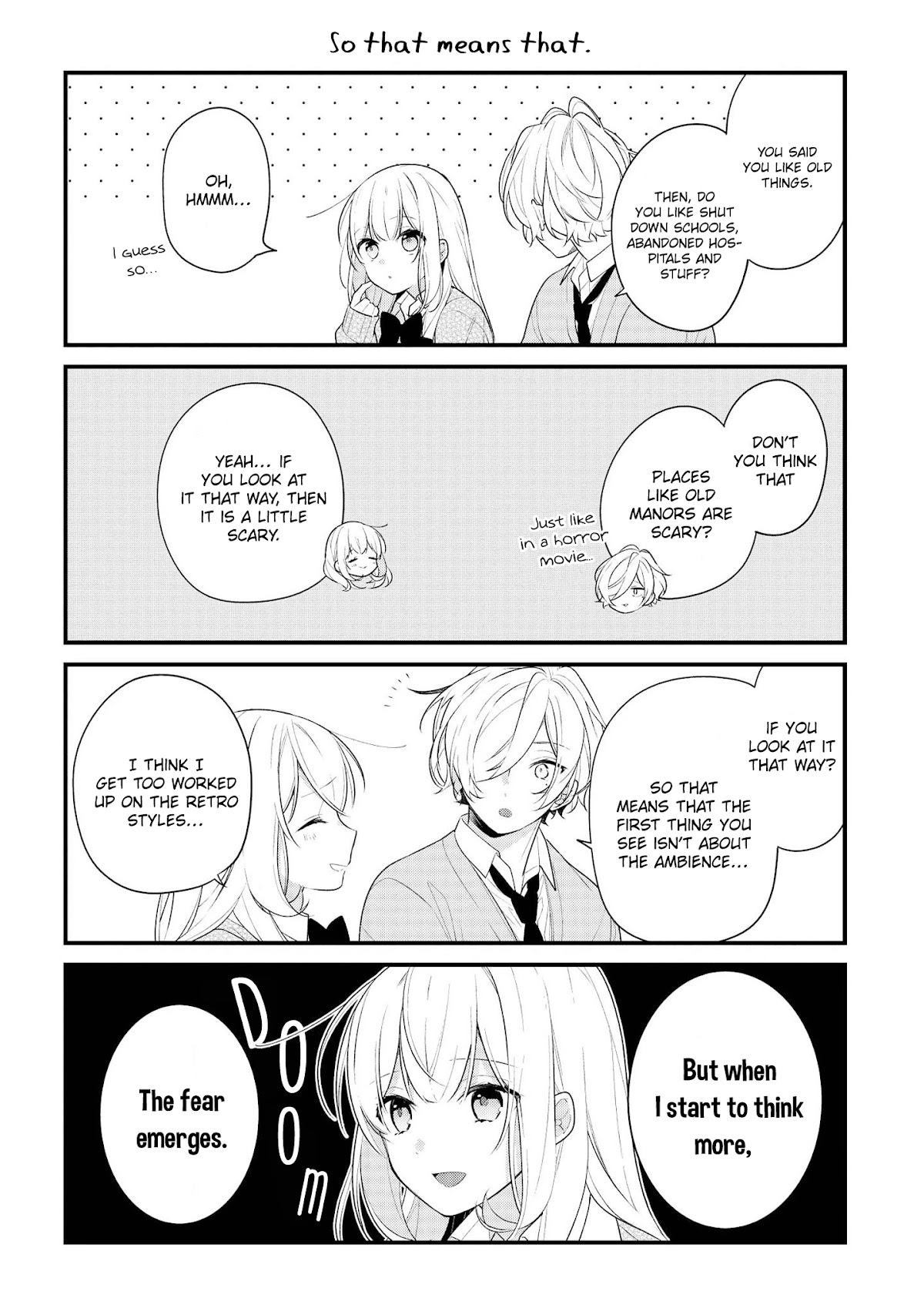 Houkago wa Kissaten de Chapter 38.5 page 8 - Chapter 38.5: Extra