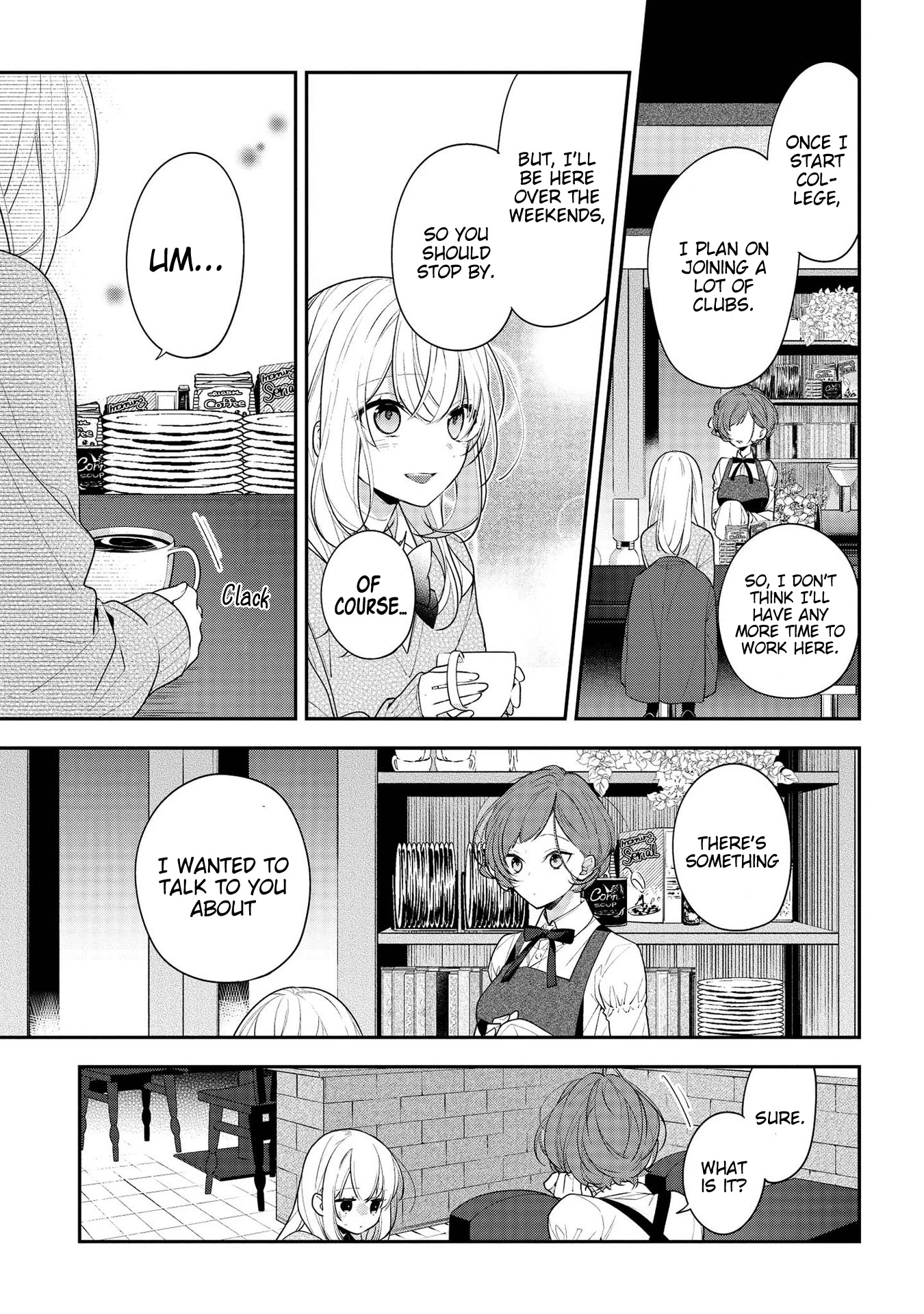 Houkago wa Kissaten de Chapter 39 page 22 - Chapter 39: This Feeling