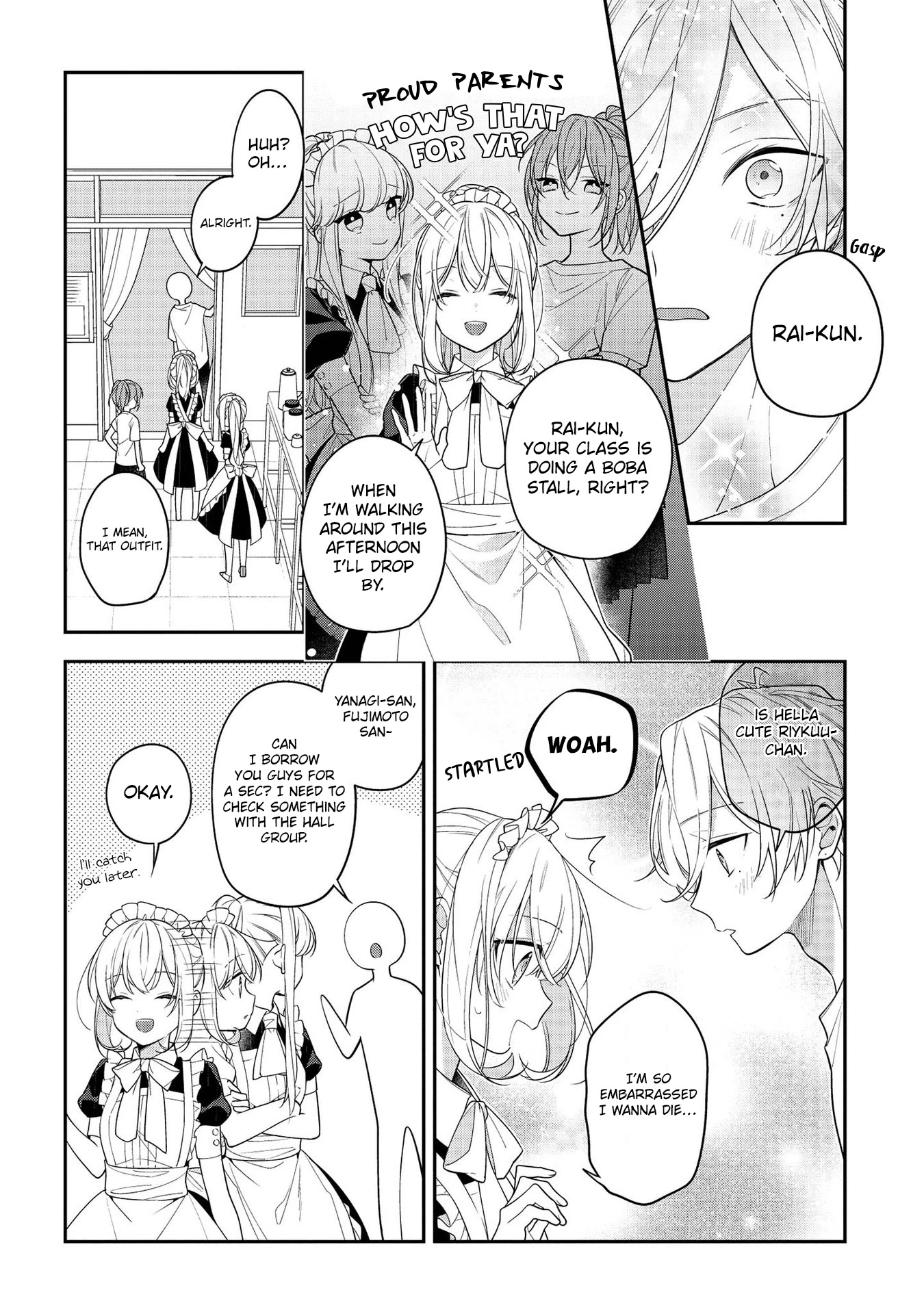 Houkago wa Kissaten de Chapter 45 page 4 - Chapter 45: Our School Festival (Part 1)