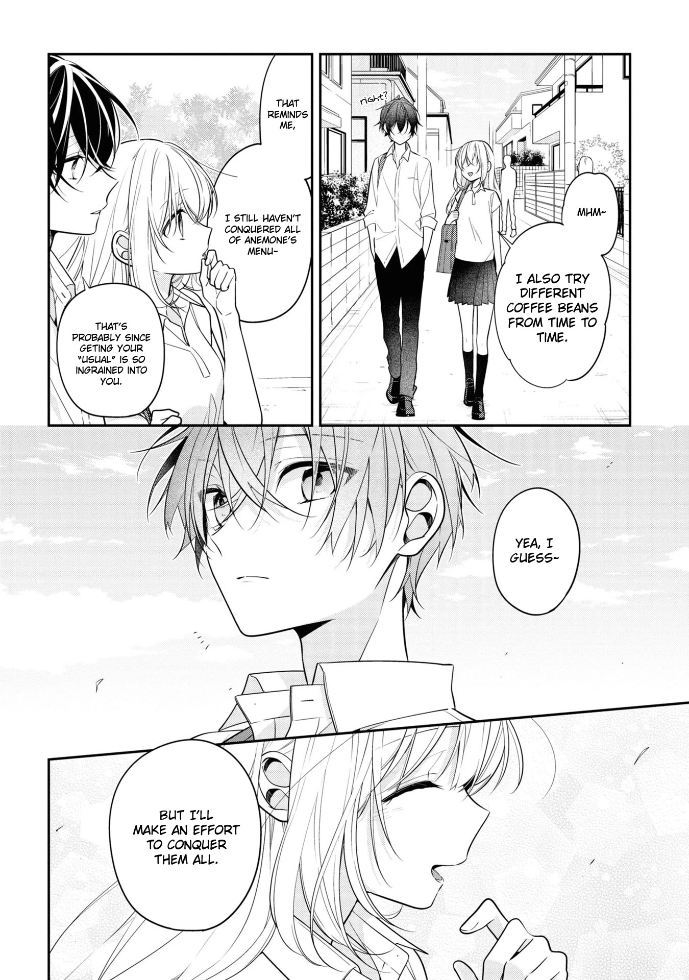 Houkago wa Kissaten de Chapter 48 page 10 - Chapter 48: His Countenance