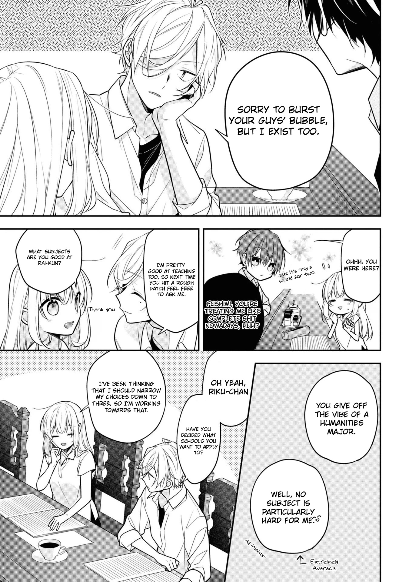 Houkago wa Kissaten de Chapter 48 page 3 - Chapter 48: His Countenance