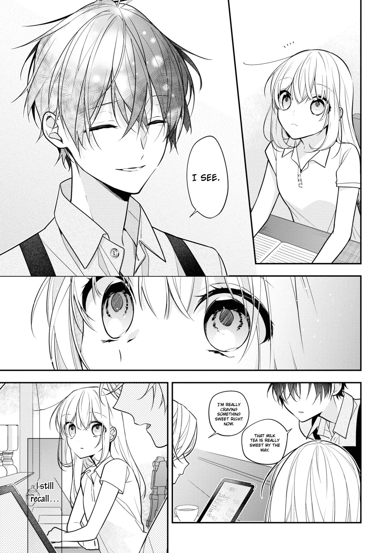 Houkago wa Kissaten de Chapter 48 page 5 - Chapter 48: His Countenance
