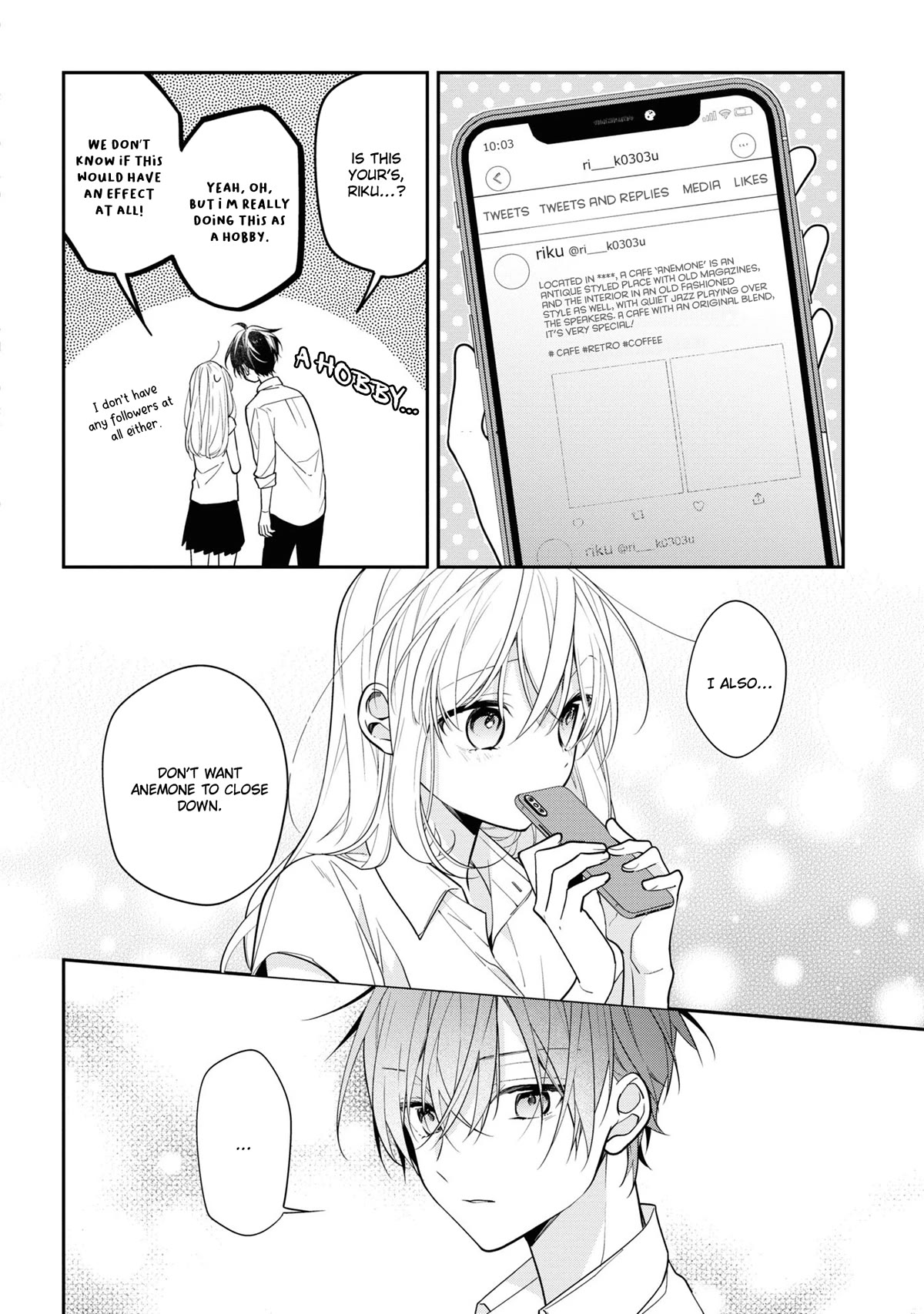 Houkago wa Kissaten de Chapter 49 page 8 - Chapter 49: Our Place
