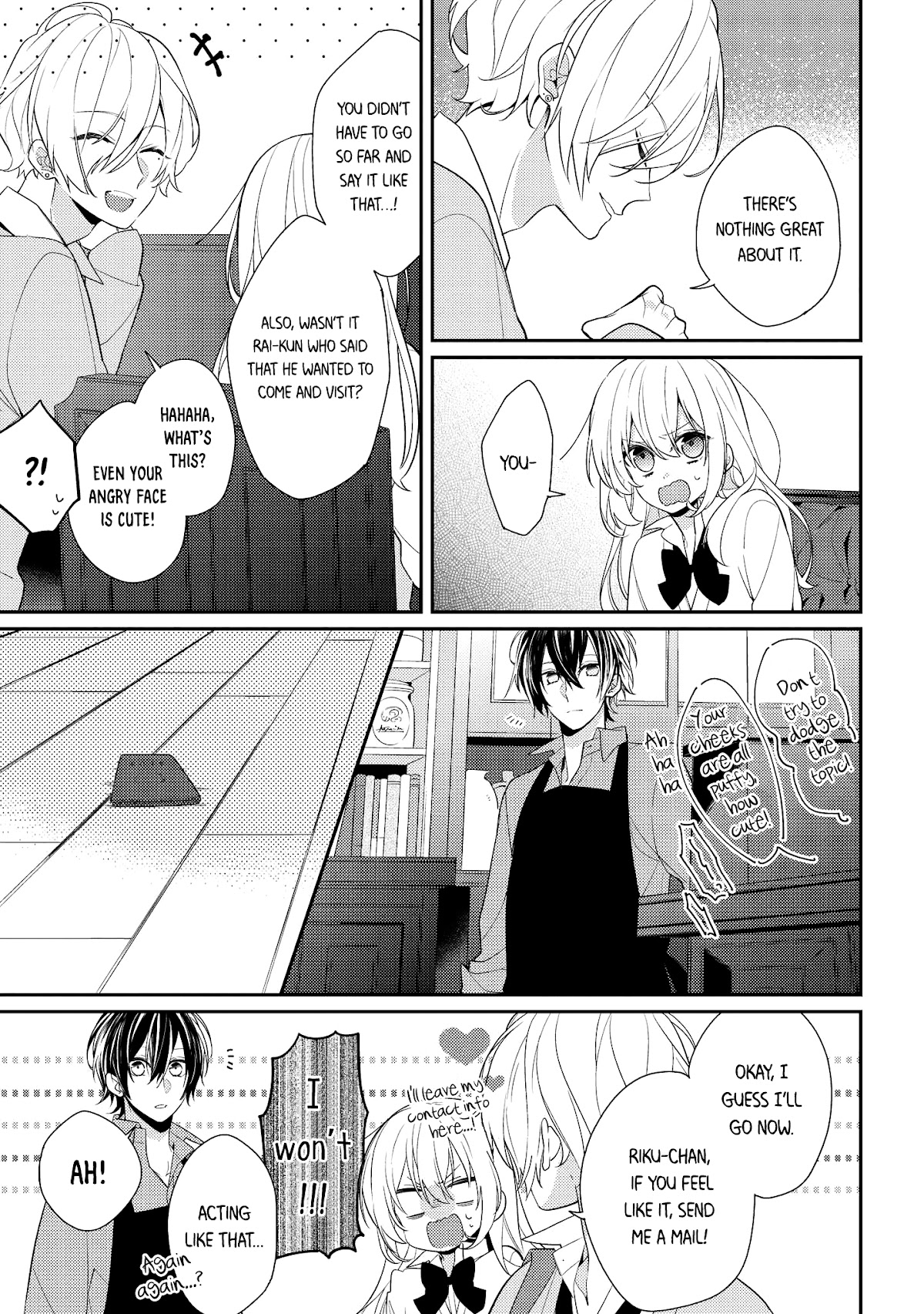 Houkago wa Kissaten de Chapter 6 page 13 - Chapter 6: Raizou