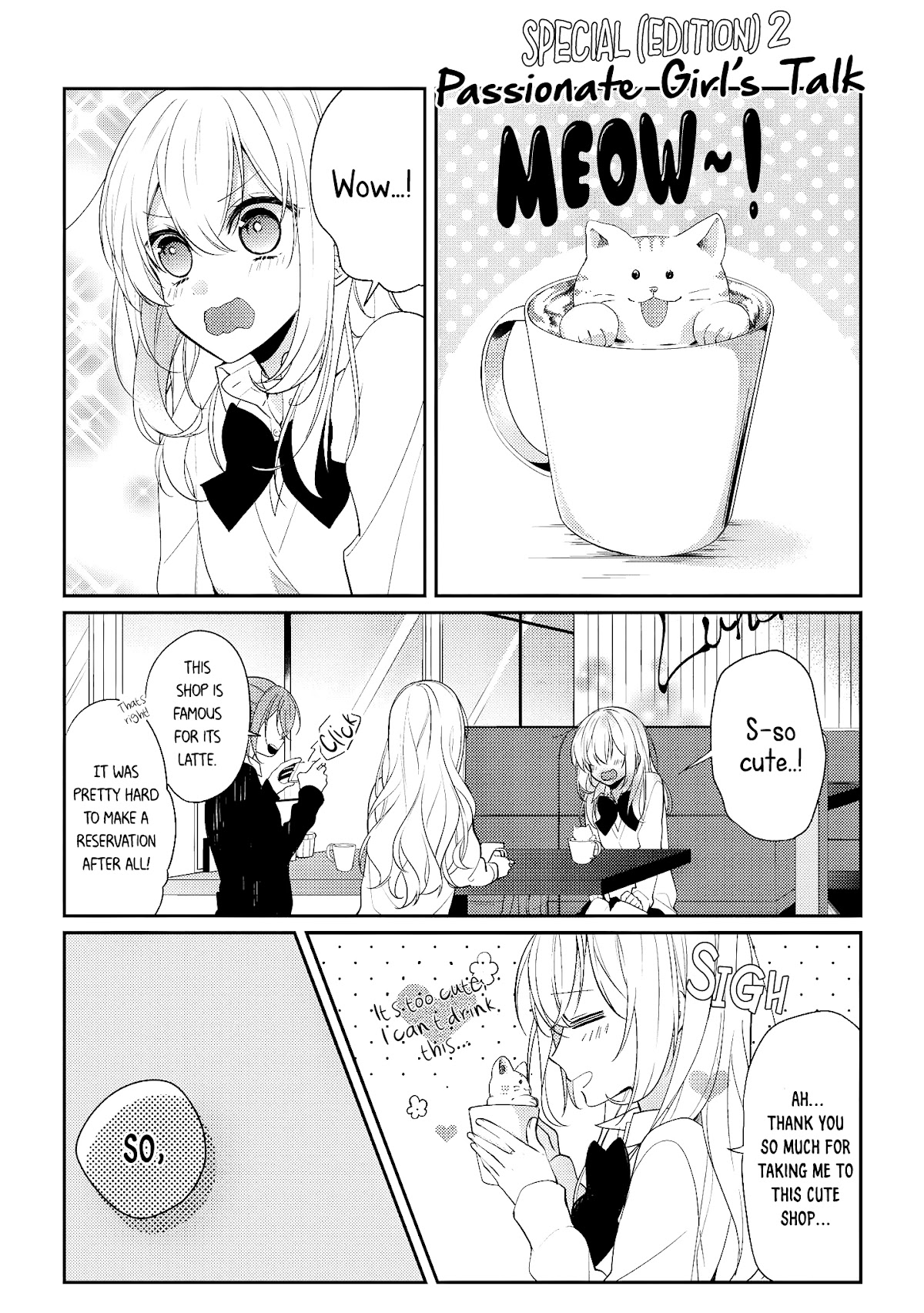 Houkago wa Kissaten de Chapter 7.5 page 8 - Chapter 7.5: Extra