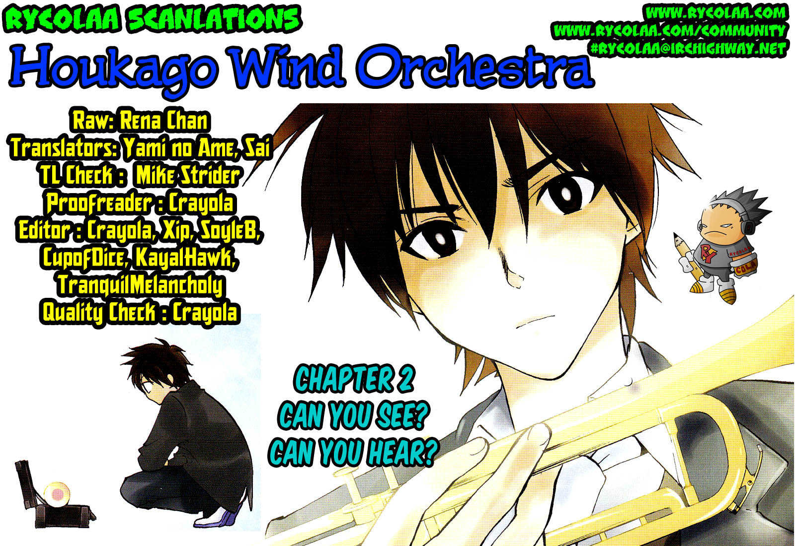 Houkago Wind Orchestra Chapter 2 page 1 - Chapter 2: Can You See? Can You Hear?