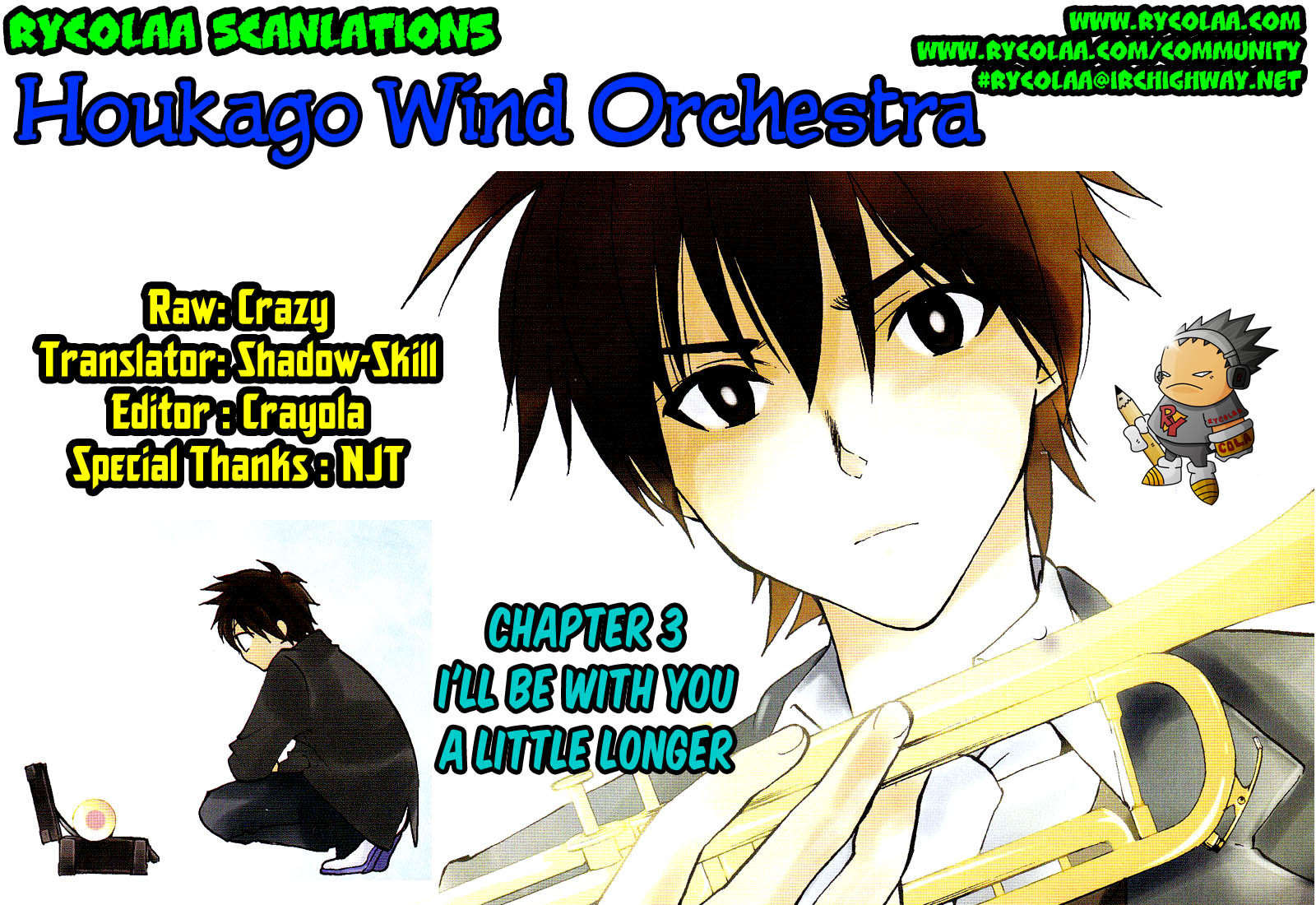 Houkago Wind Orchestra Chapter 3 page 1 - Chapter 3: I'll Be With You a Little Longer