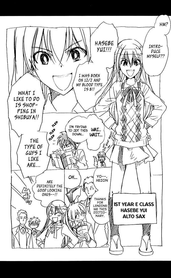 Houkago Wind Orchestra Chapter 5 page 38 - Chapter 5: No Peeking! I'm in the Process of Evolving