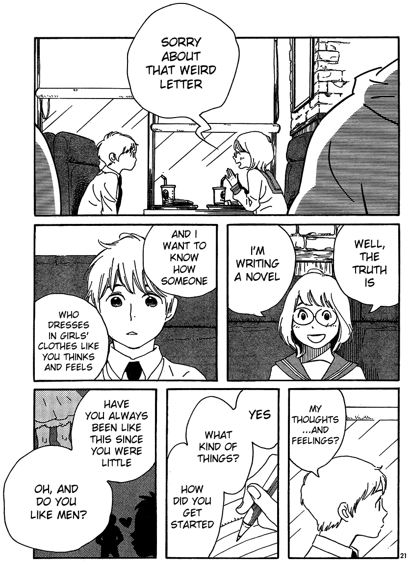 Hourou Musuko Chapter 102 page 21 - Chapter 102: Half Knowledge