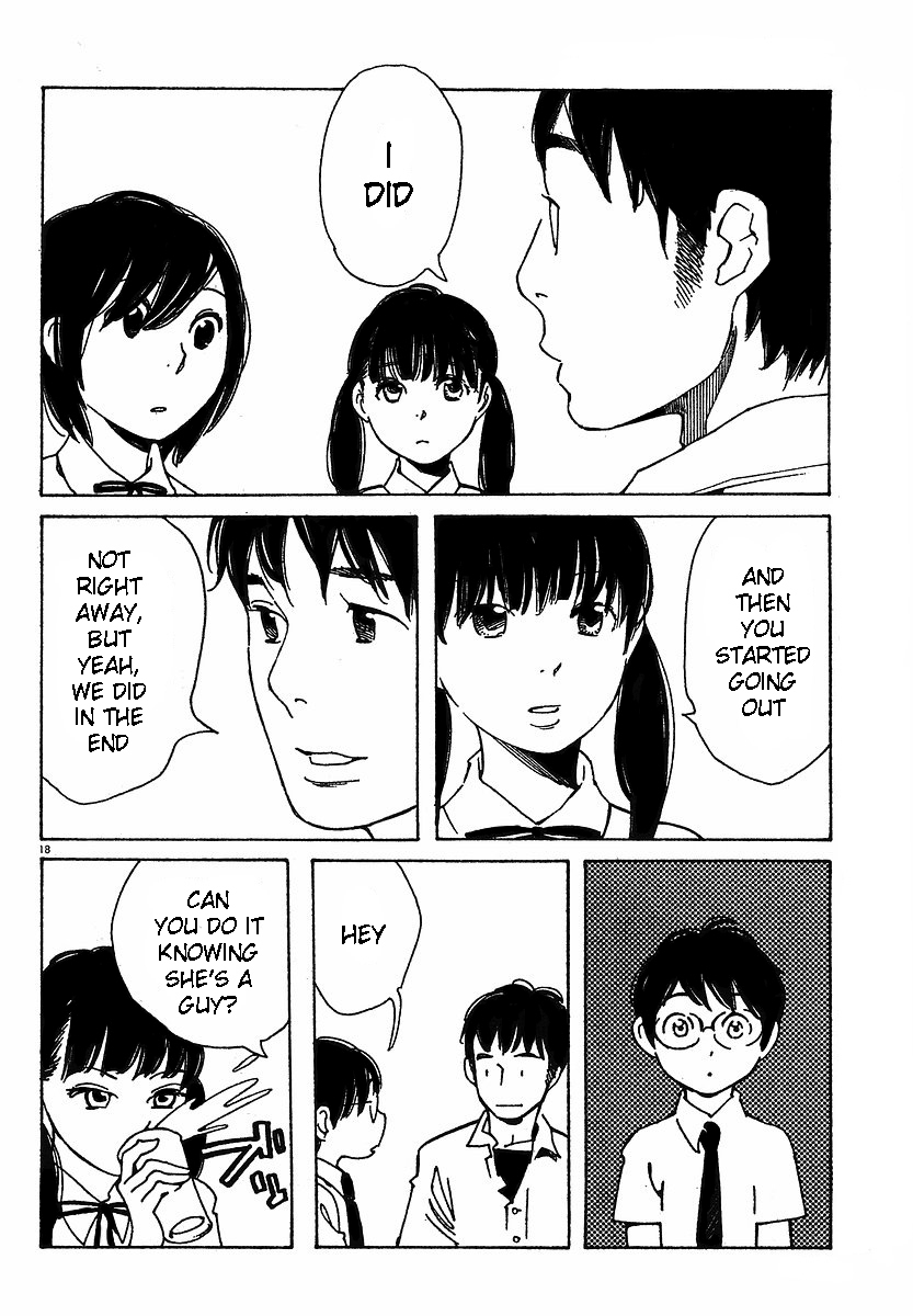 Hourou Musuko Chapter 73 page 18 - Chapter 73: Transient Boy Transient Girl