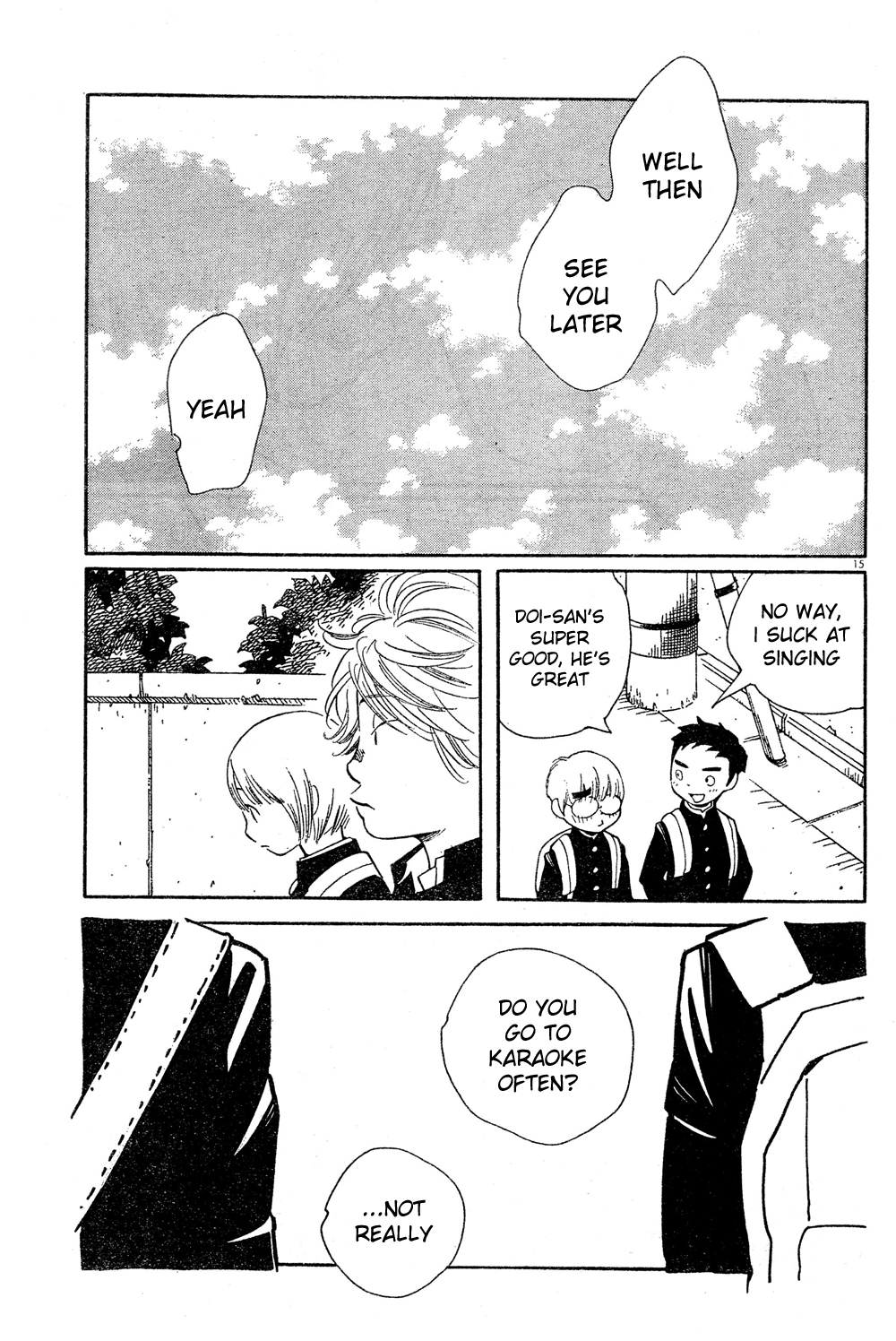 Hourou Musuko Chapter 83 page 15 - Chapter 83: The First Storm of Spring