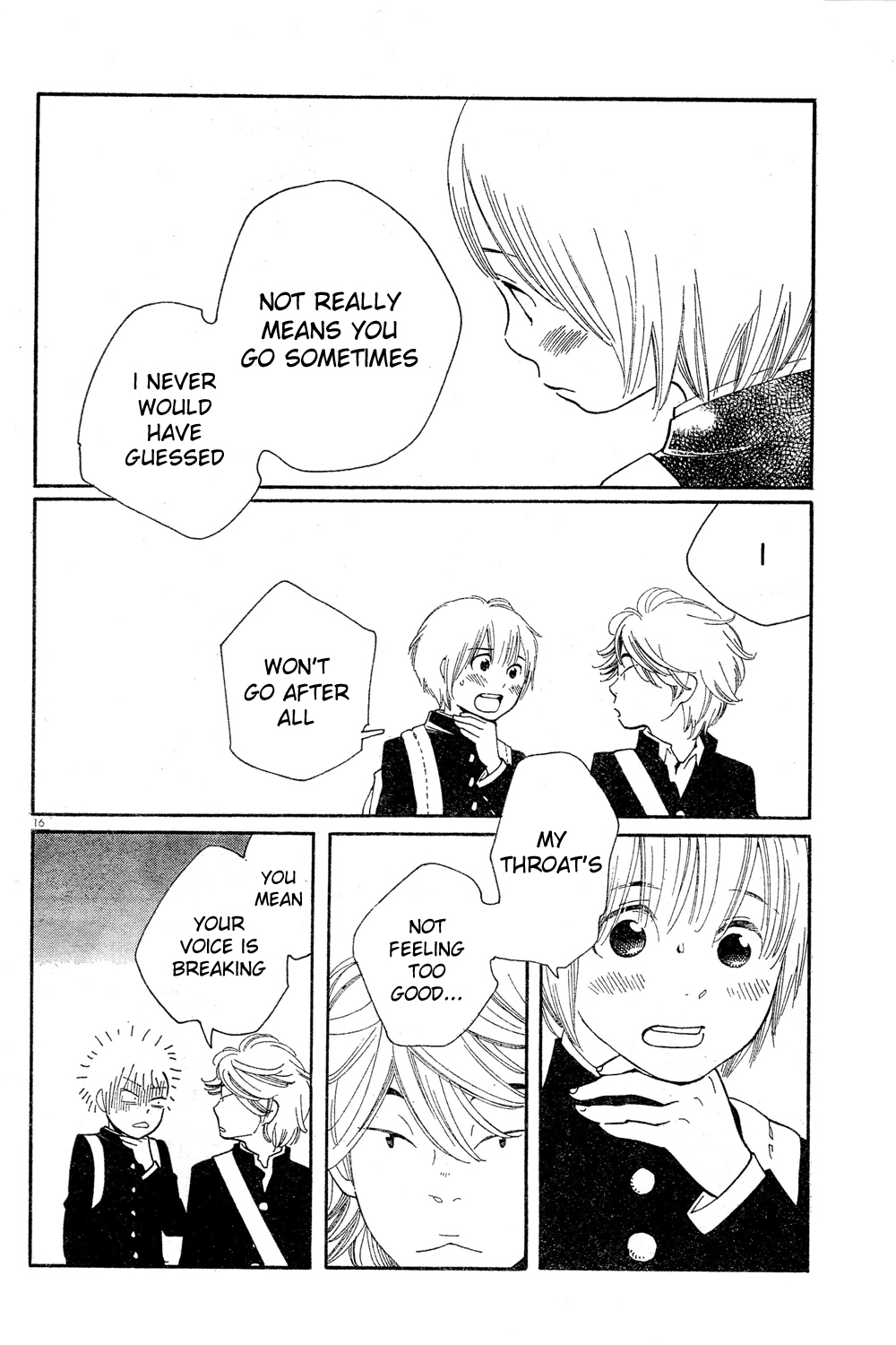 Hourou Musuko Chapter 83 page 16 - Chapter 83: The First Storm of Spring