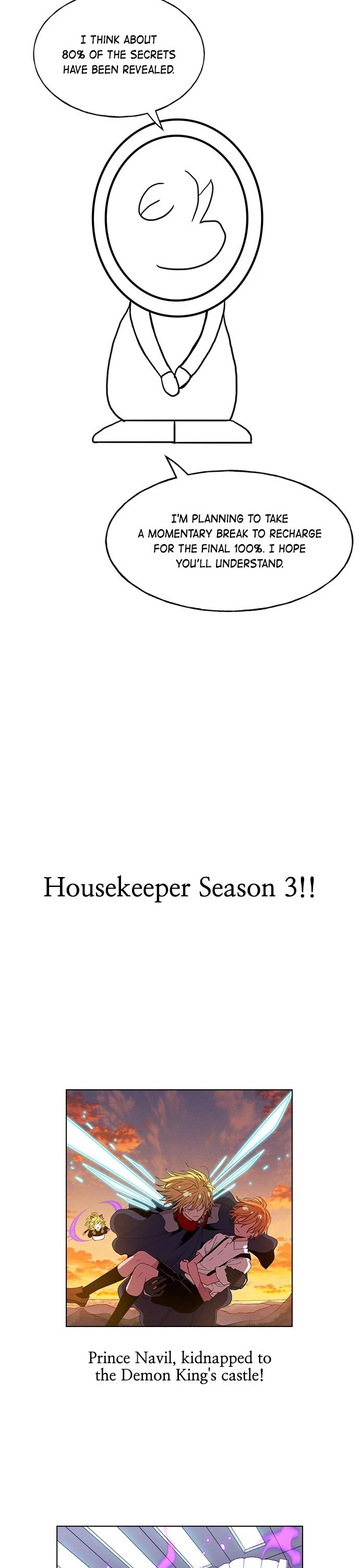 Housekeeper Chapter 139 page 33 - Chapter 139: (S2) Episode 63 (Season 2 Afterword)