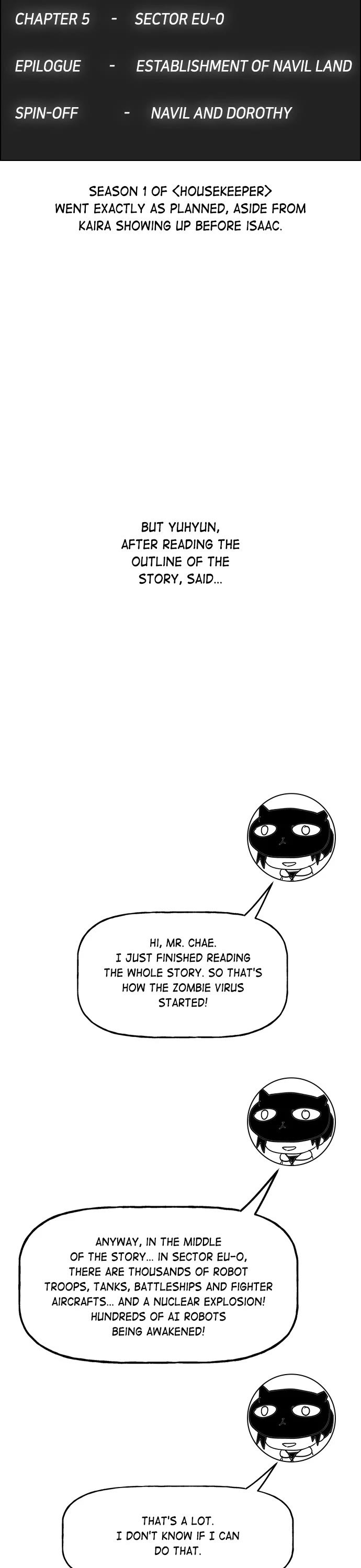 Housekeeper Chapter 76 page 27 - Chapter 76: S1 Afterword