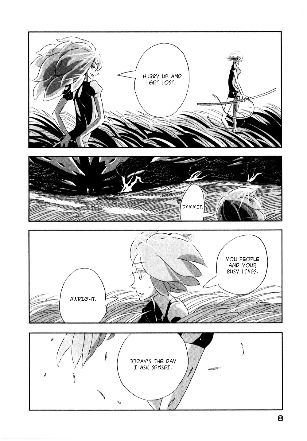 Houseki no Kuni Chapter 1 page 10 - Chapter 1 : Phosphophyllite (original version of translation)