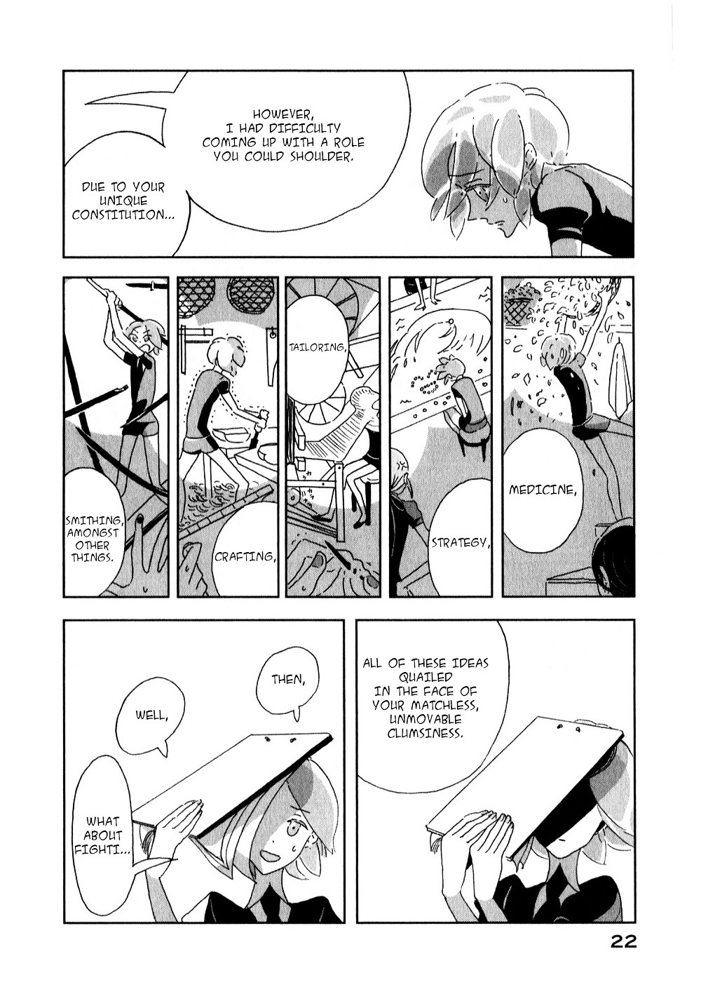 Houseki no Kuni Chapter 1 page 24 - Chapter 1 : Phosphophyllite (original version of translation)