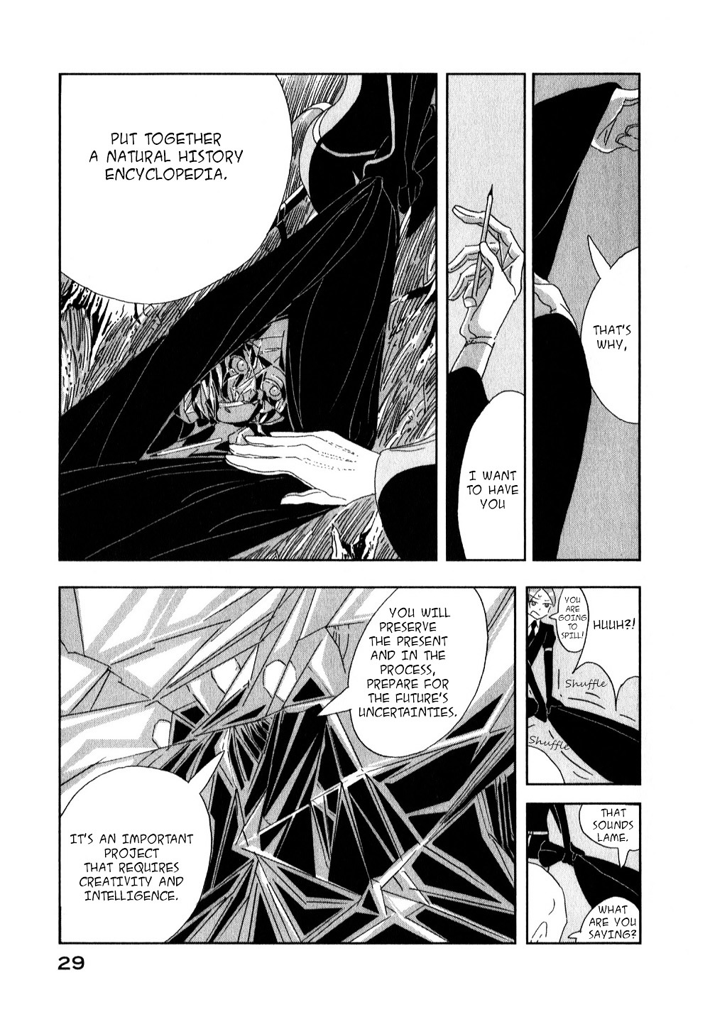 Houseki no Kuni Chapter 1 page 31 - Chapter 1 : Phosphophyllite (original version of translation)