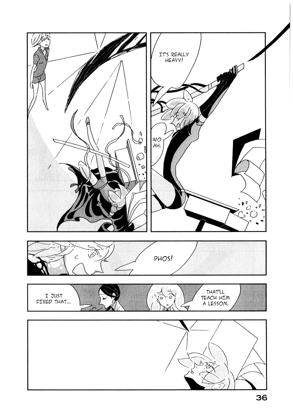 Houseki no Kuni Chapter 1 page 38 - Chapter 1 : Phosphophyllite (original version of translation)