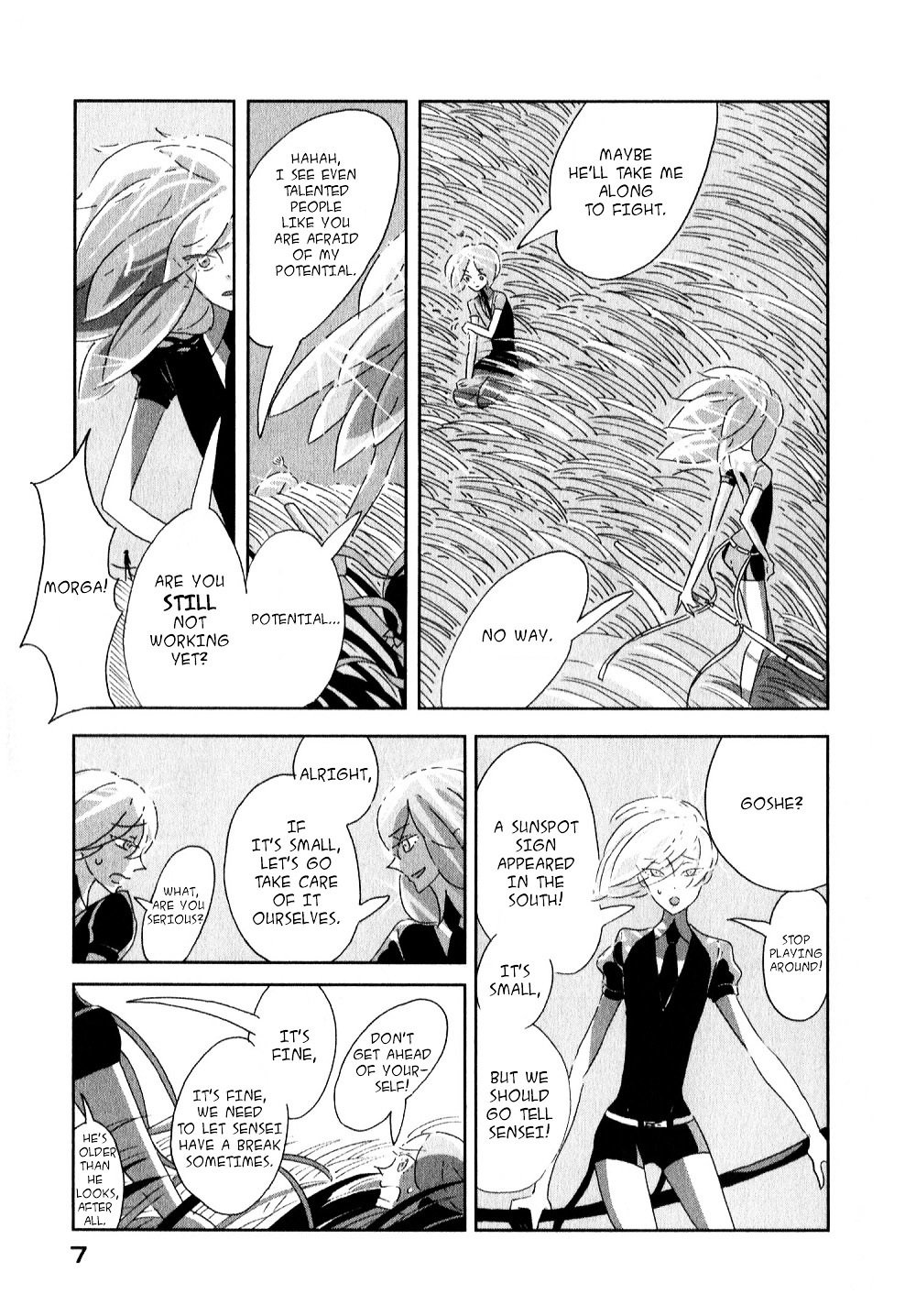 Houseki no Kuni Chapter 1 page 9 - Chapter 1 : Phosphophyllite (original version of translation)